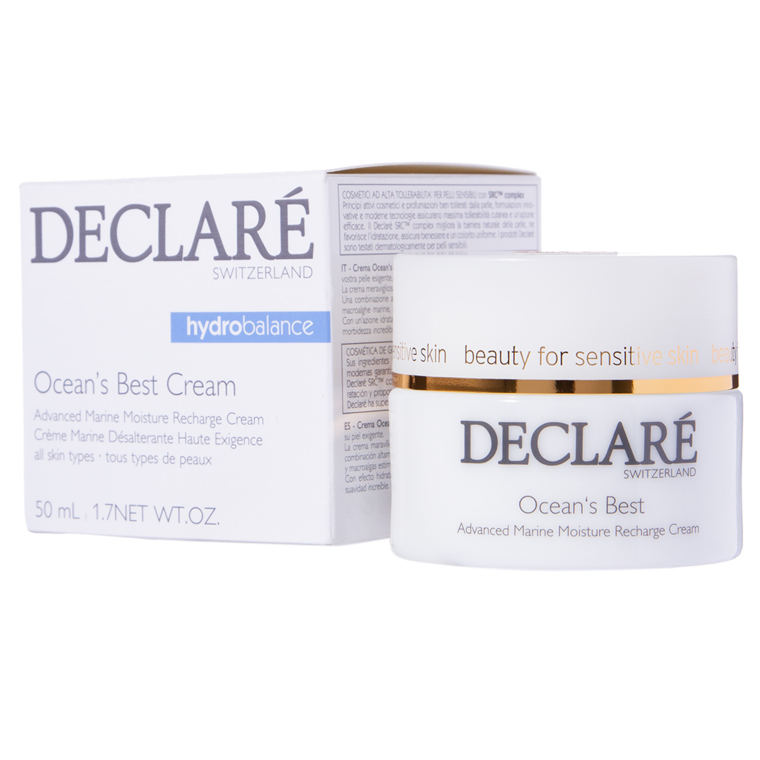 Декларе Интенсивный увлажняющий крем с морскими экстрактами 50 мл (Declare, Hydro Balance) фото 1