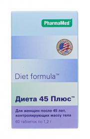 Diet Formula Диета 45 плюс таблетки 60. фото