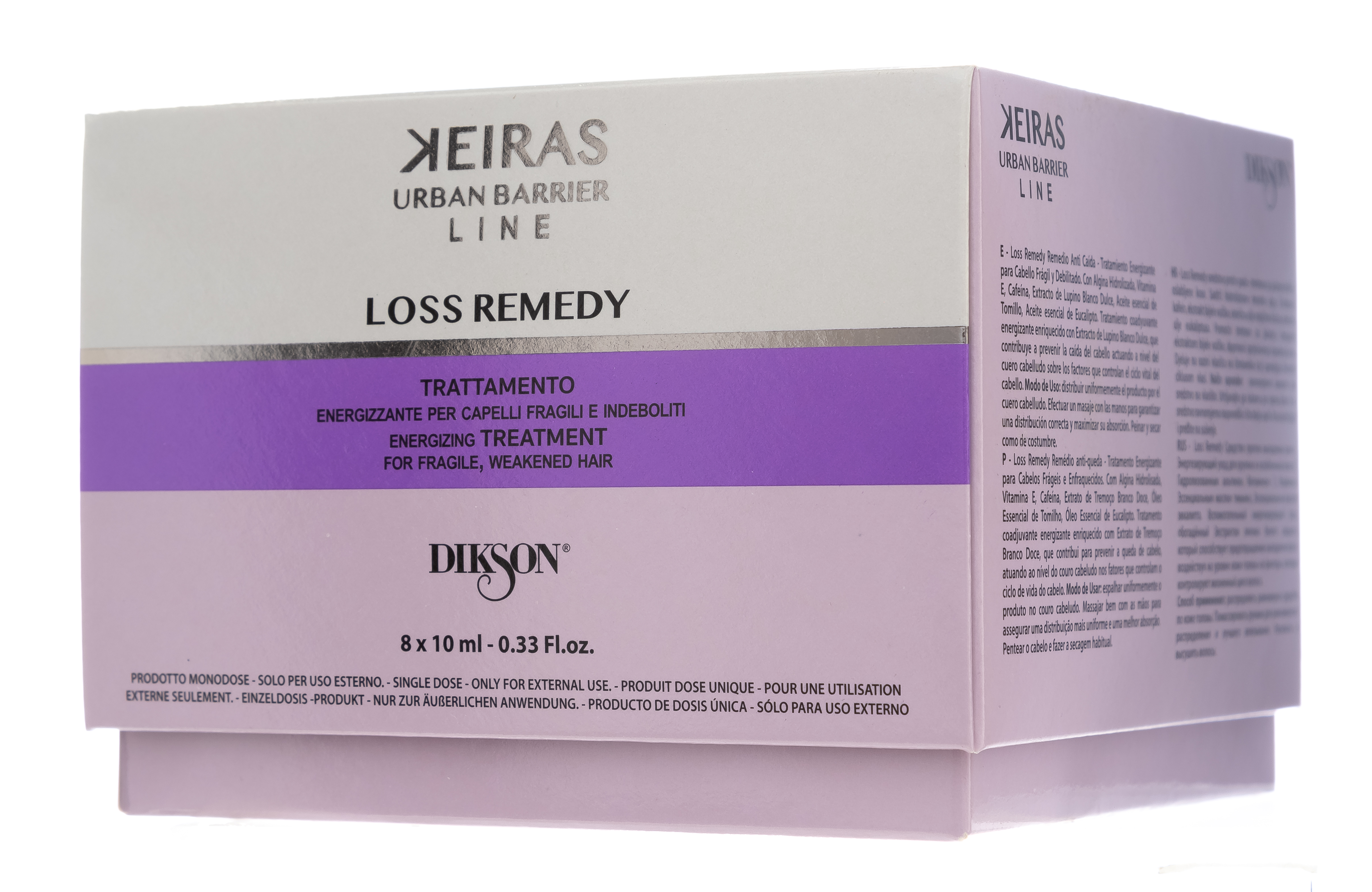 Диксон Ампульный комплекс от выпадения волос 8х10 мл (Dikson, Keiras) фото 2