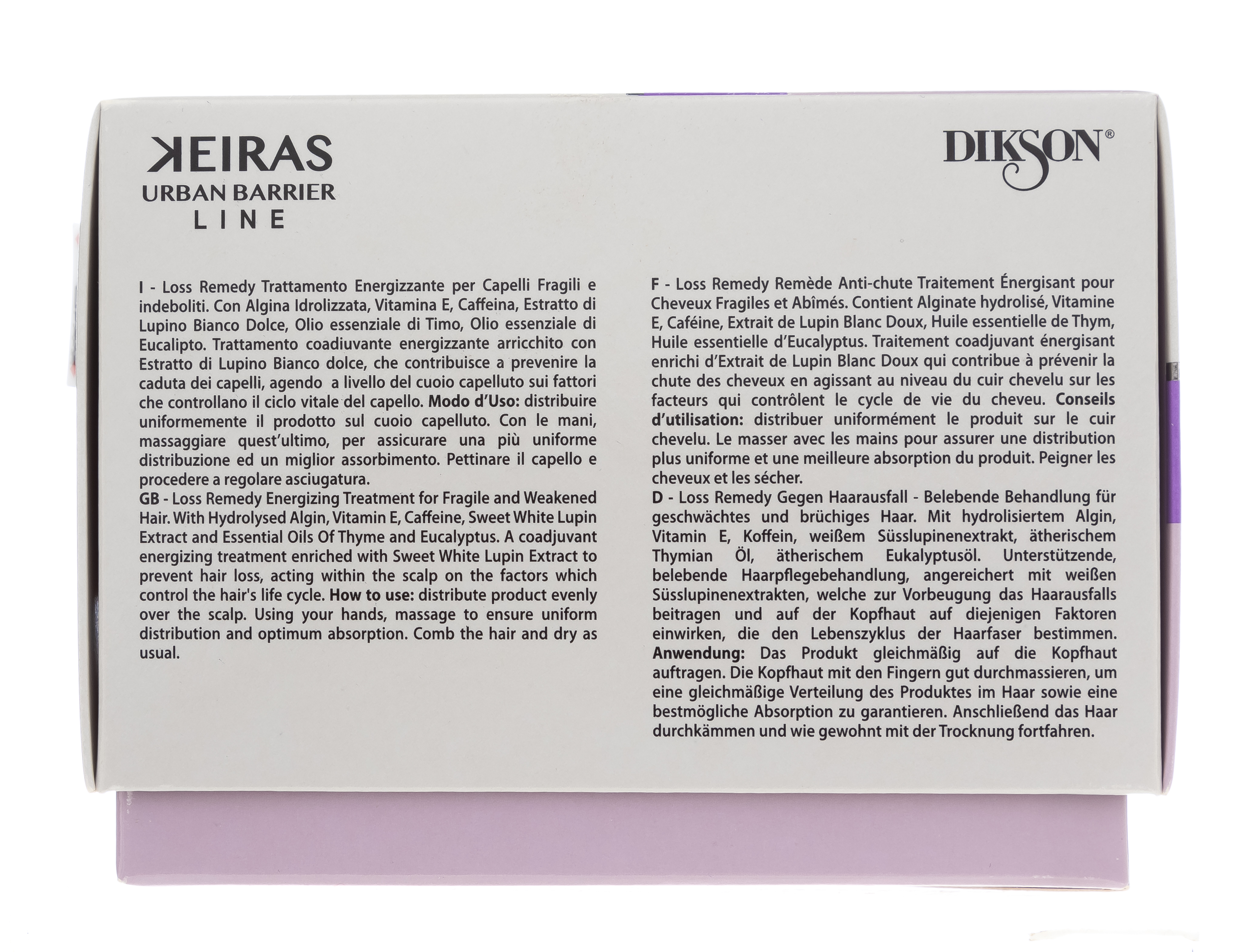 Диксон Ампульный комплекс от выпадения волос 8х10 мл (Dikson, Keiras) фото 5