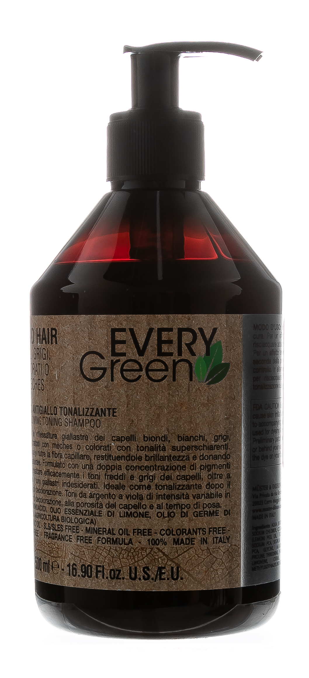 Диксон Шампунь против желтизны двойной концентрации Antiyellow shampoo double concentration 500 мл (Dikson, EveryGreen) фото 1