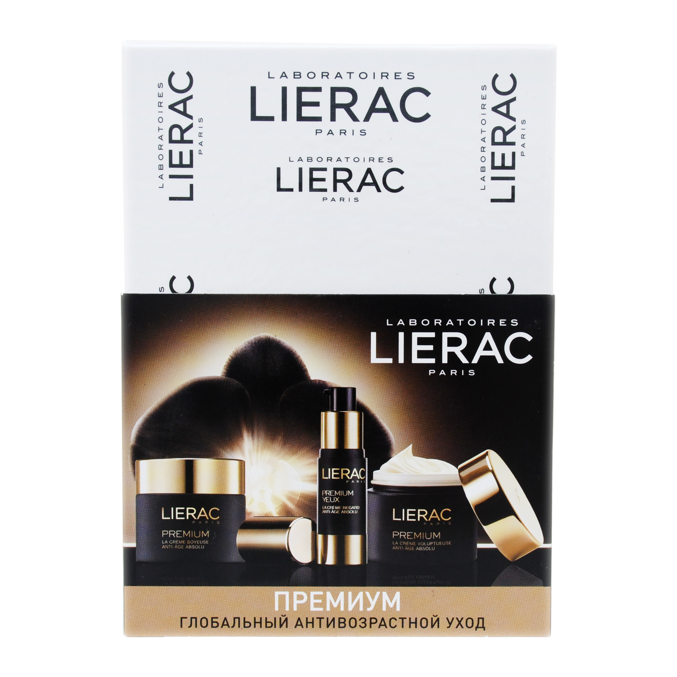 Лиерак Набор Премиум: Крем для век 3 мл + Крем Оригинальный 15 мл + Крем Бархатистый 15 мл (Lierac, Premium) фото 2