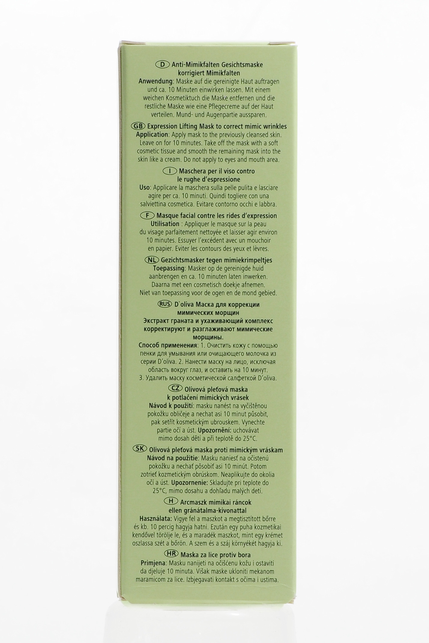 Долива Маска для коррекции мимических морщин для лица, 30 мл (D`oliva, Маски для лица) фото 2