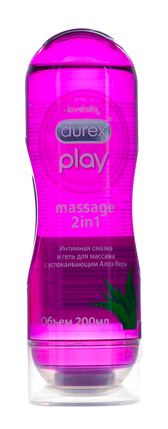 Купить Play Massage Гель-смазка Алоэ Вера для массажа 200 мл Durex Гель ...