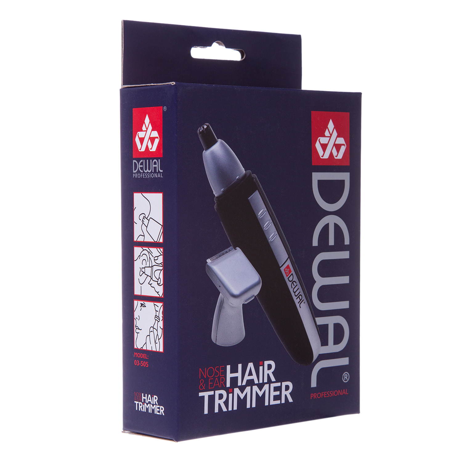 Деваль Про Машинка для стрижки в носу и ушах 03-505, 2 ножевых блока (Dewal Pro, Машинки) Деваль Про Машинка для стрижки в носу и ушах 03-505, 2 ножевых блока (Dewal Pro, Машинки) фото 2