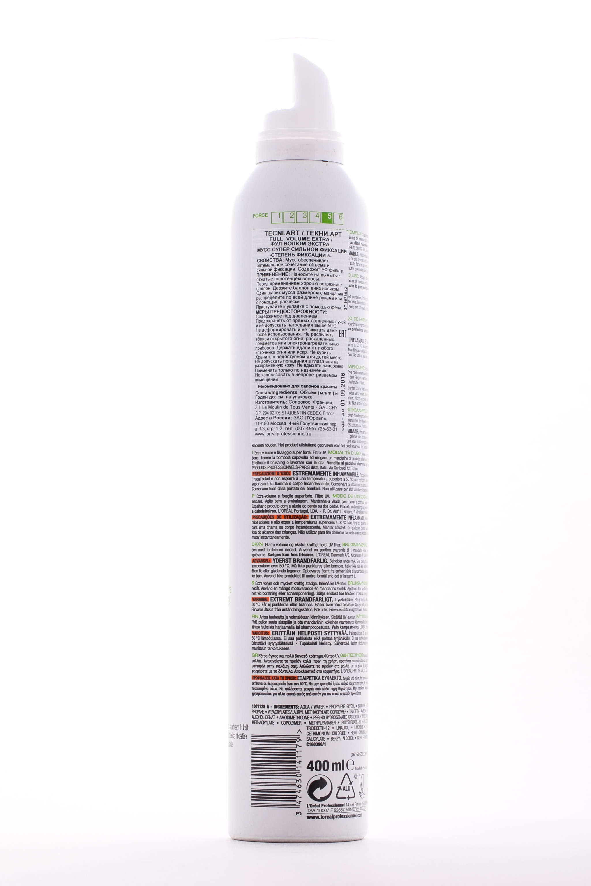 Лореаль Профессионель Фулл Волюм Экстра мусс для объема  400мл (L'oreal Professionnel, Стайлинг) фото 1