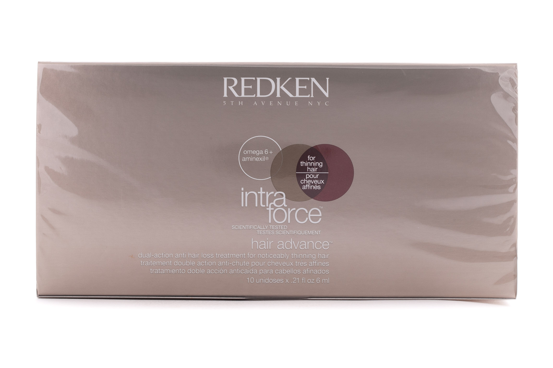 Редкен Аминексил и Omega 6 Система двойного действия против выпадения волос (10ампул*6мл) (Redken, Intraforce) фото 1