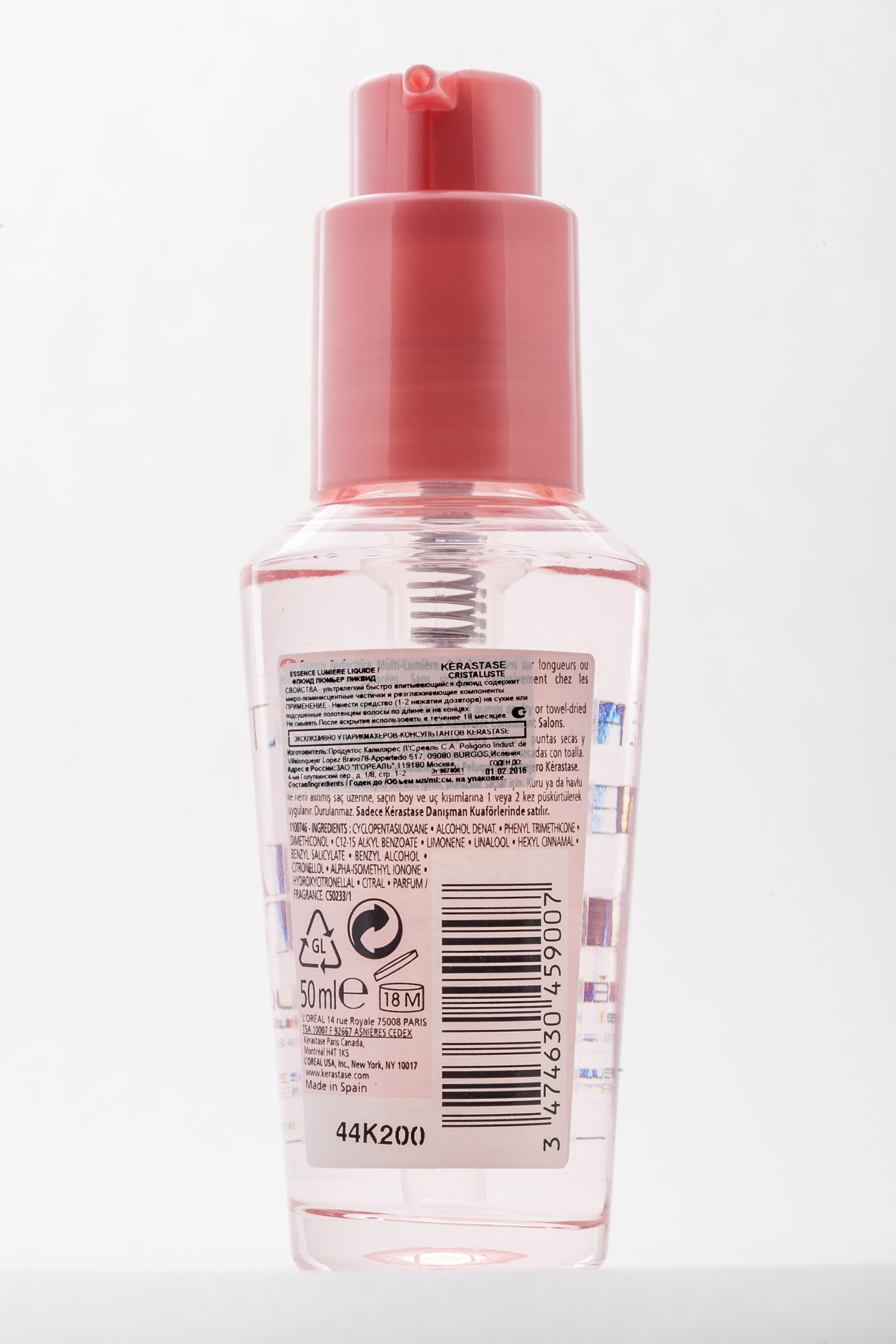 Керастаз Флюид Люмьер Ликвид Кристаллист 50мл (Kerastase, Cristalliste) фото 3