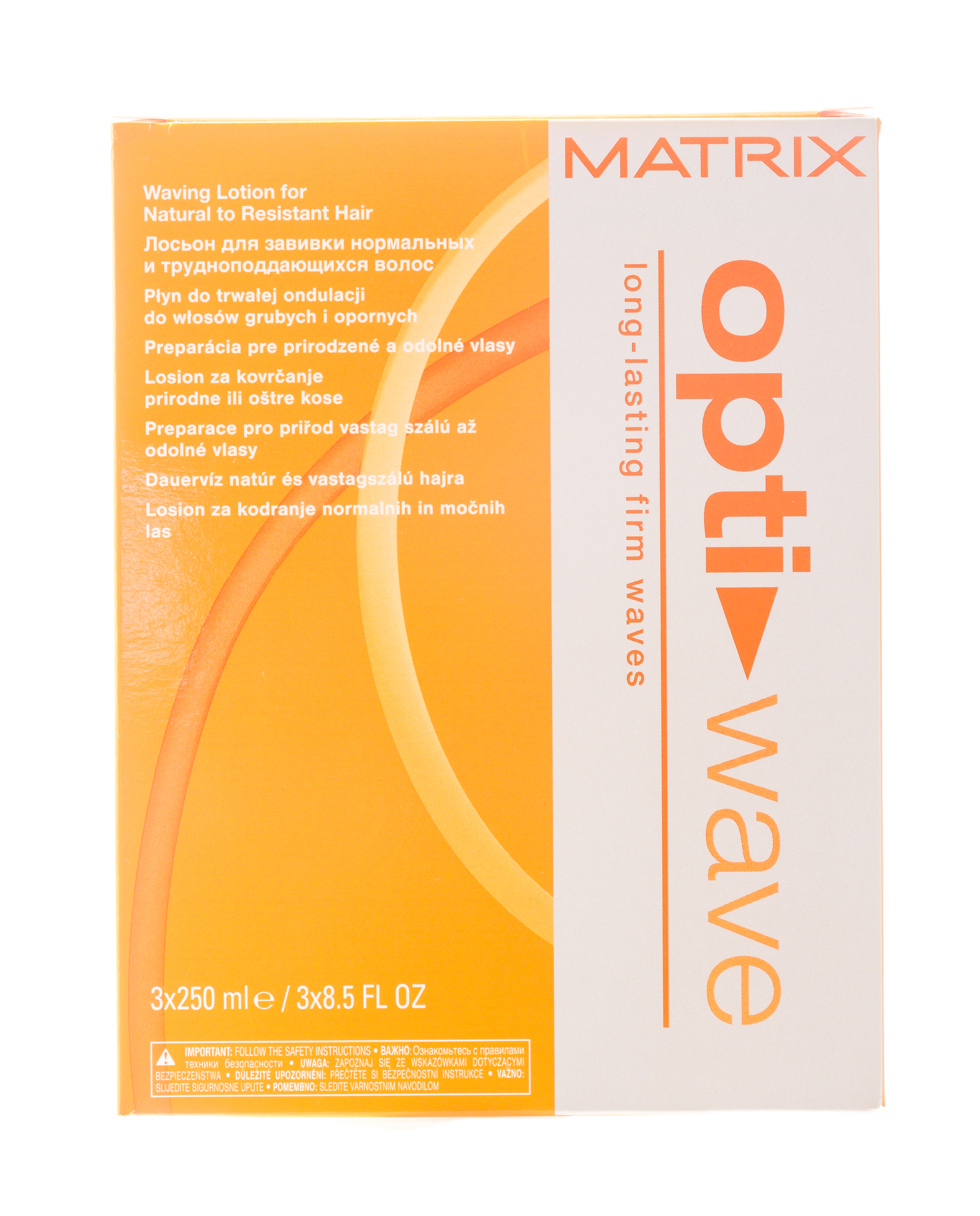 matrix фиксатор химической завивки опти вейв 1000 мл matrix химическая завивка Matrix Лосьон для завивки резистентных волос, 3 х 250 мл (Matrix, Химическая завивка)