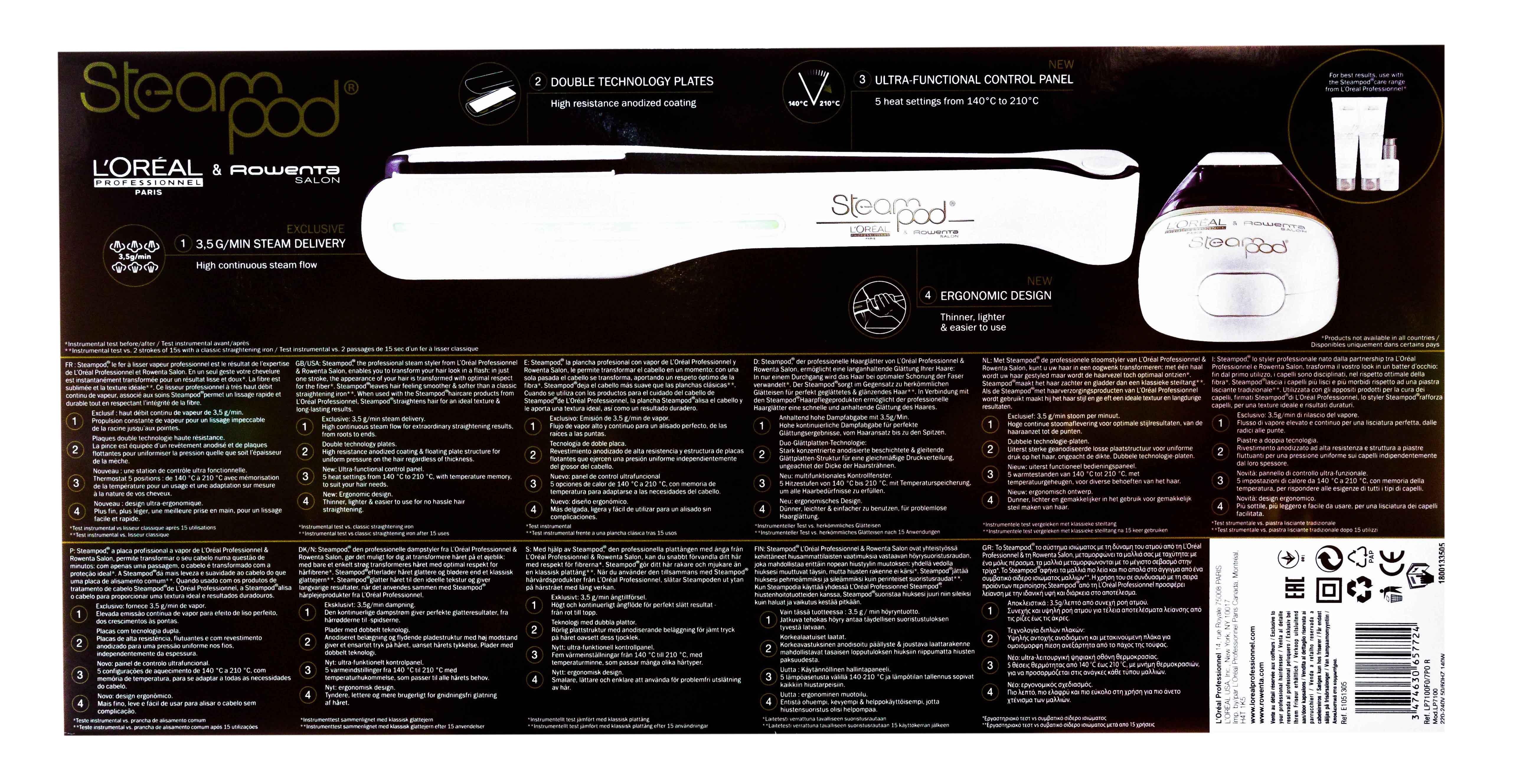 Лореаль Профессионель Стайлер для домашнего использования 1 шт (L'oreal Professionnel, Стайлинг) фото 3