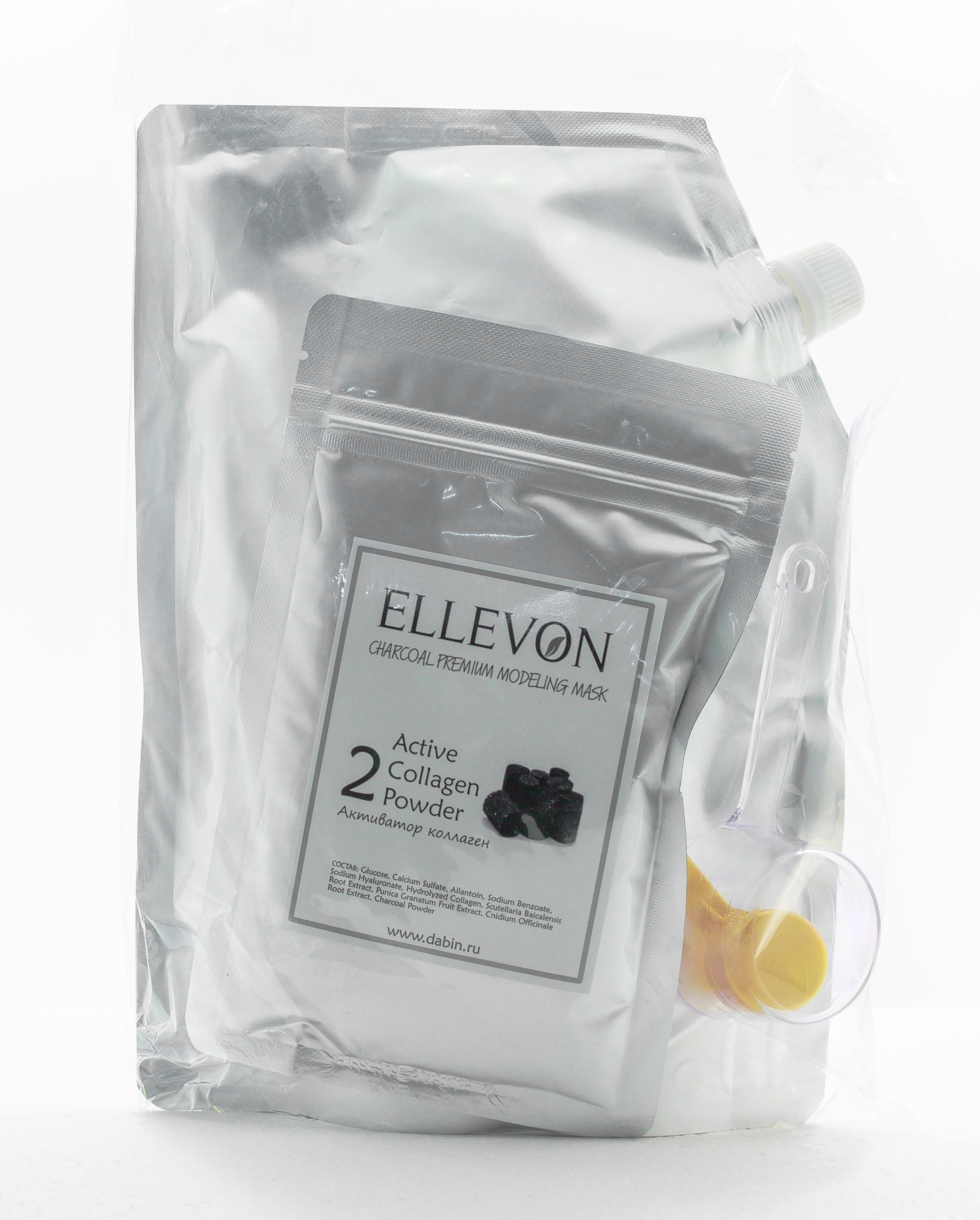 Эллевон Премиум альгинатная маска с углем (гель + коллаген) 1000 мл+100 мл (Ellevon, Маска) Эллевон Премиум альгинатная маска с углем (гель + коллаген) 1000 мл+100 мл (Ellevon, Маска) фото 2