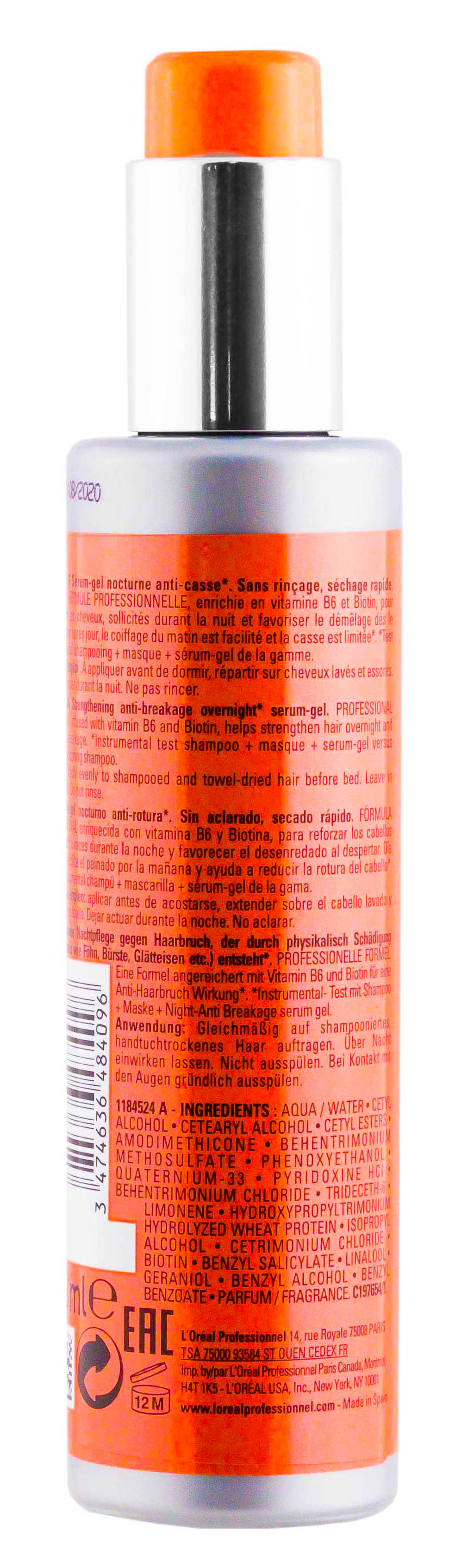 Лореаль Профессионель Инфорсер Ночная Сыворотка-Гель 150 мл (L'oreal Professionnel, Serie Expert) фото 1