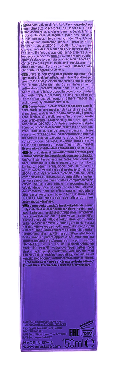 Керастаз Сыворотка Cicaplasme для термо-защиты и укрепления волос, 150 мл (Kerastase, Blond Absolu) Керастаз Сыворотка Cicaplasme для термо-защиты и укрепления волос, 150 мл (Kerastase, Blond Absolu) фото 9