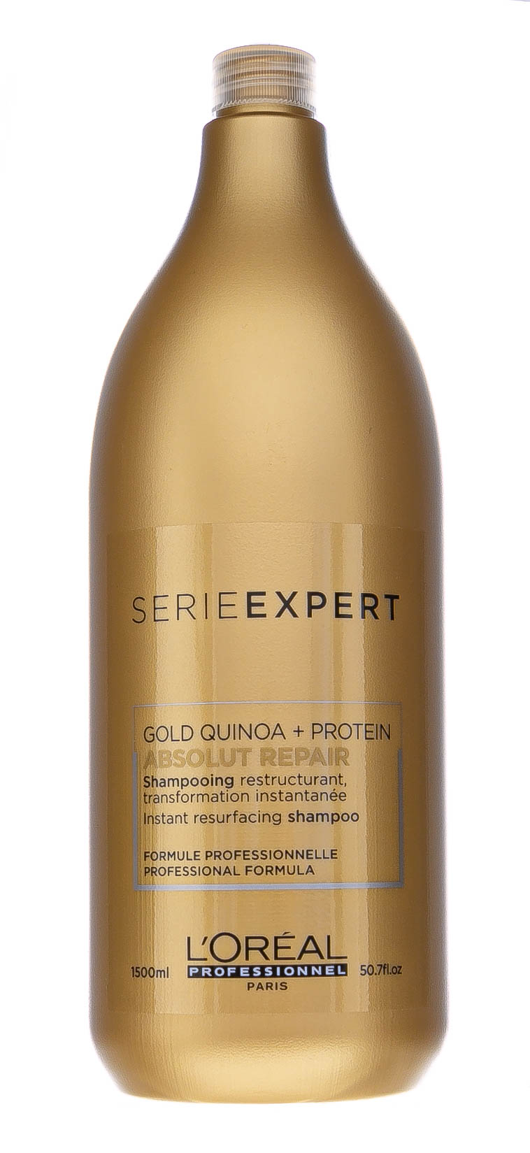 Лореаль Профессионель Абсолют Репер Восстанавливающий шампунь Gold Quinoa + Protein, 1500 мл (L'oreal Professionnel, Serie Expert) фото 6