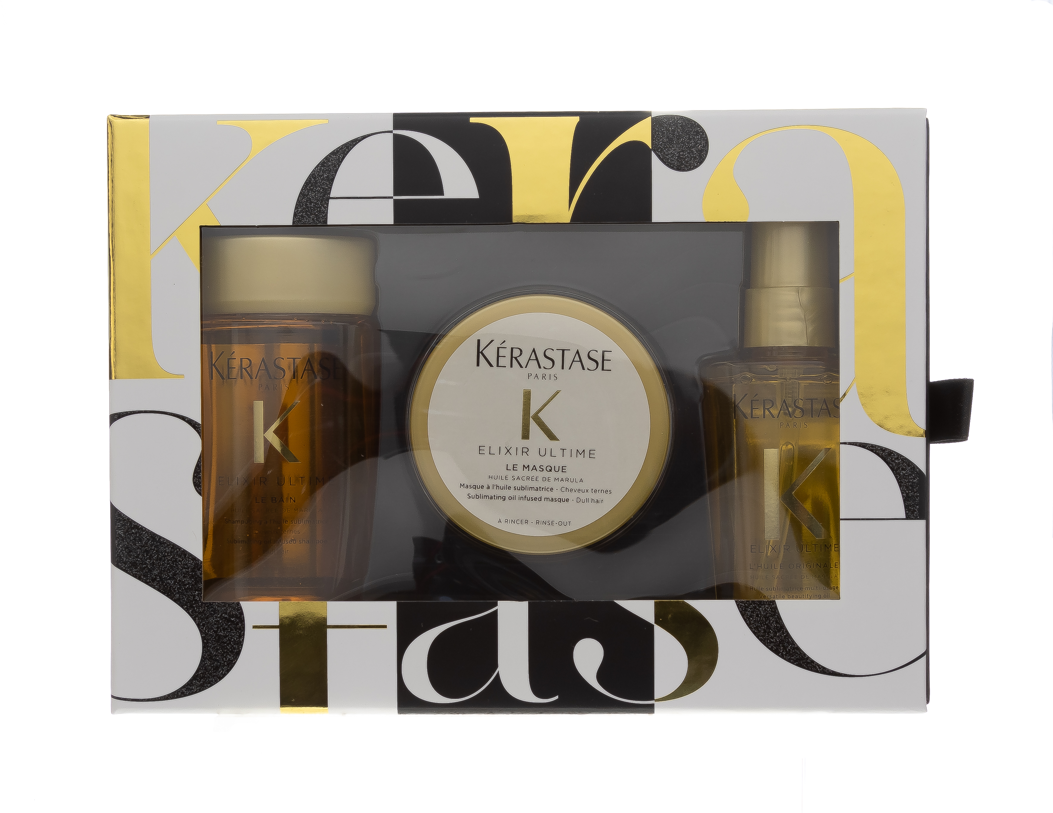 Керастаз Набор Эликсир Ультим (шампунь 80 мл + маска 75 мл + масло 50 мл) (Kerastase, Elixir Ultime) фото 1