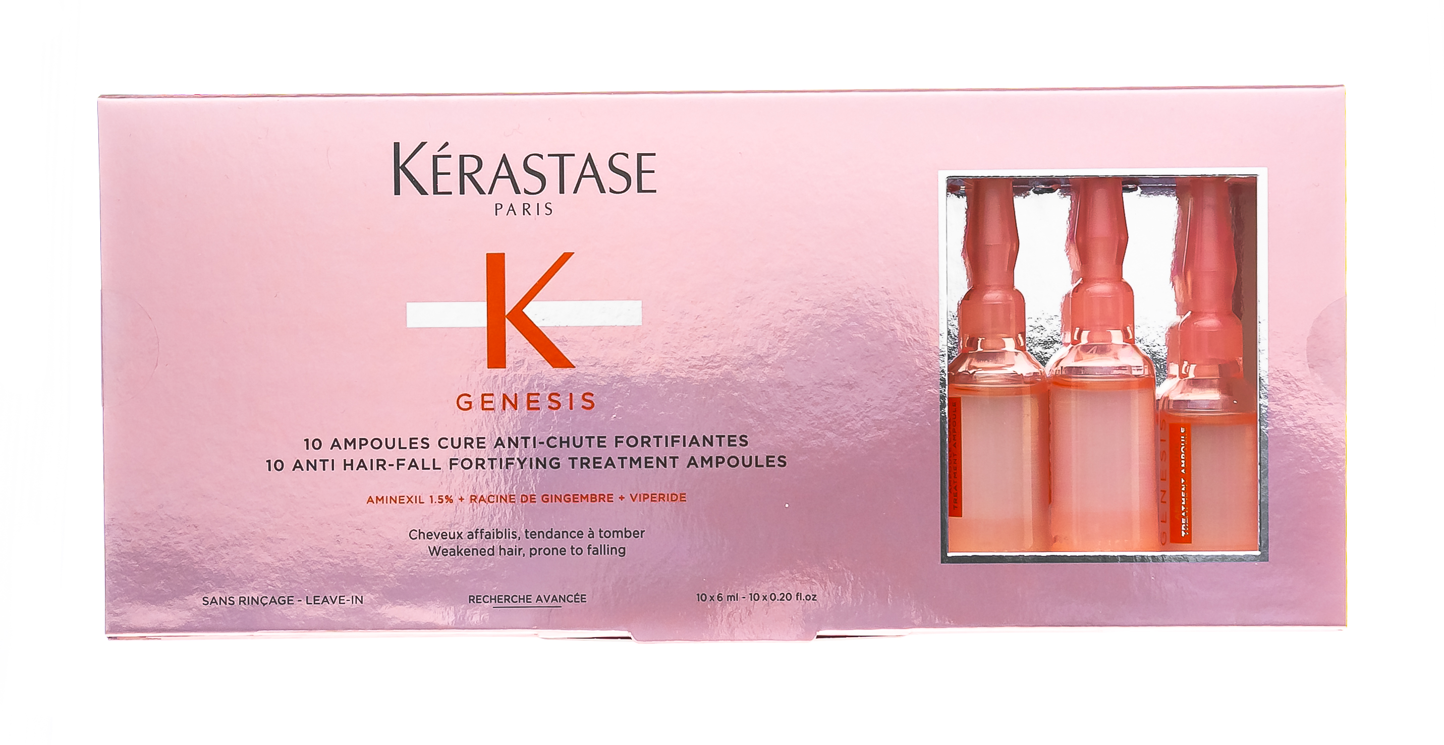 Керастаз Дженезис Ампулы от выпадения волос, 10 х 6 мл (Kerastase, Genesis) фото 5