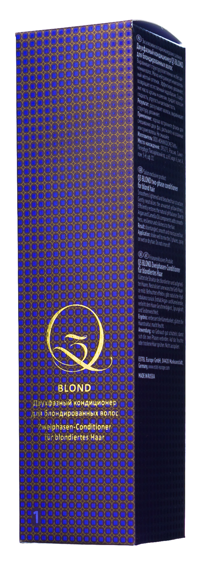 Эстель Двухфазный кондиционер для блондинок 100 мл (Estel, Q3) фото 1