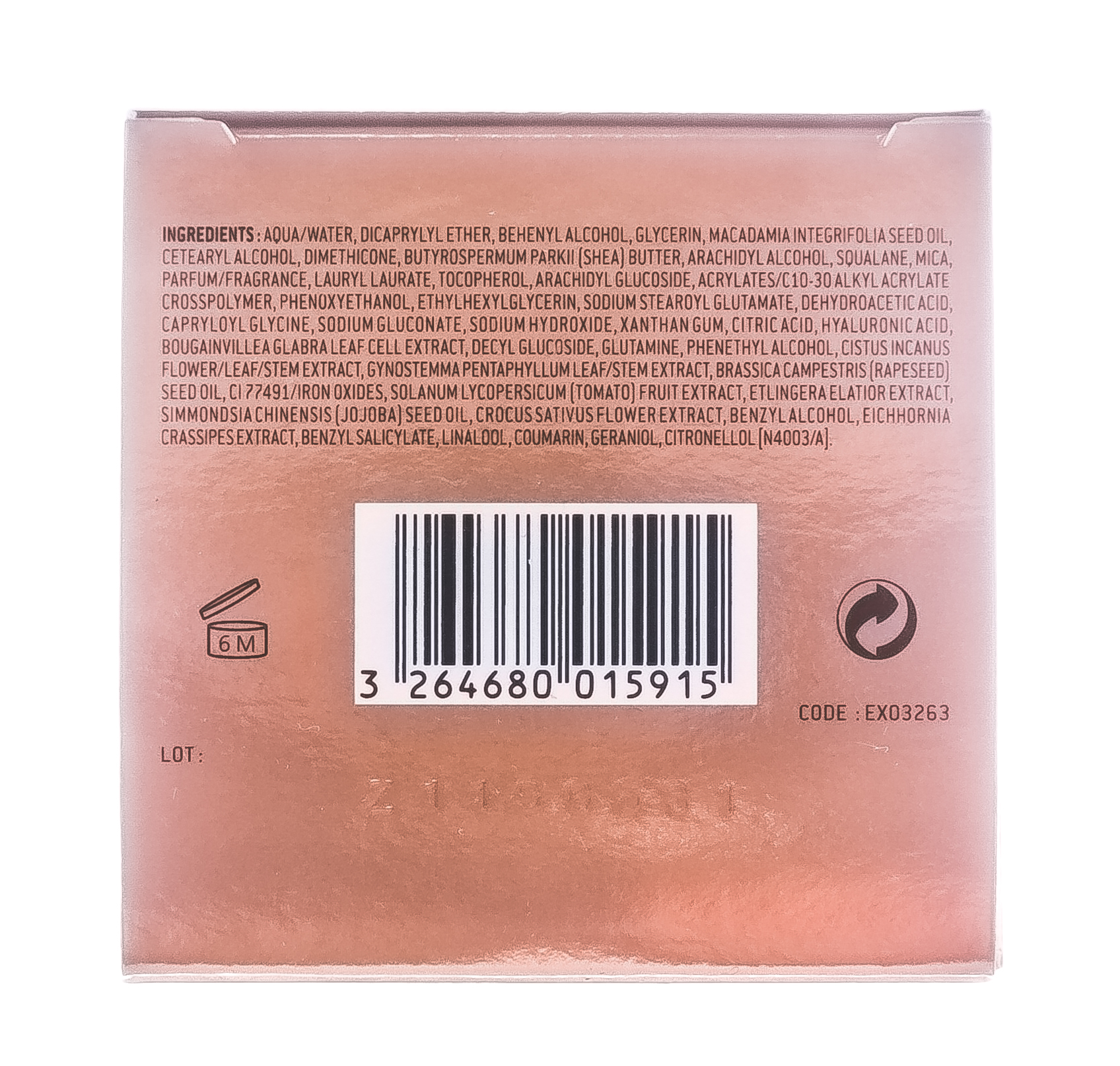 Нюкс Питательный укрепляющий антивозрастной ночной бальзам для лица, 50 мл (Nuxe, Nuxuriance Gold) фото 3