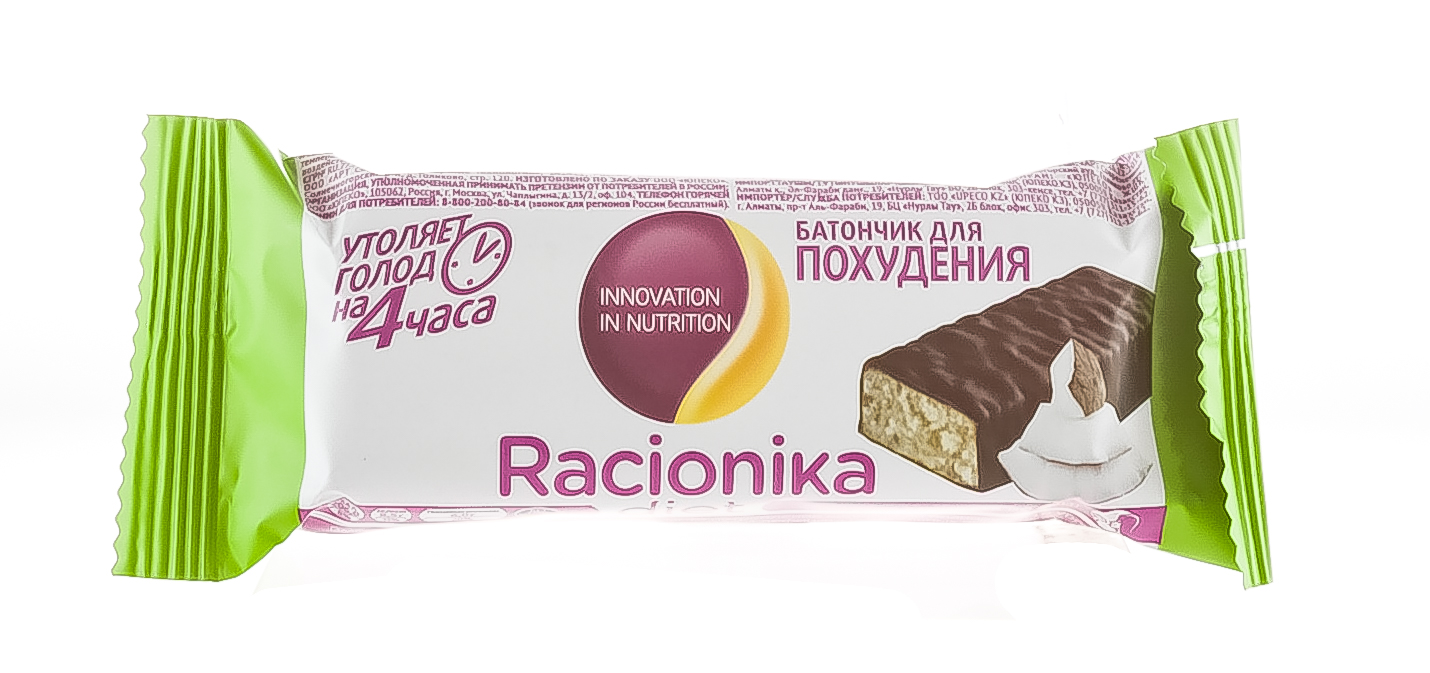 Рационика Диет батончик кокос 60 г (Racionika, Racionika Diet) Рационика Диет батончик кокос 60 г (Racionika, Racionika Diet) фото 1