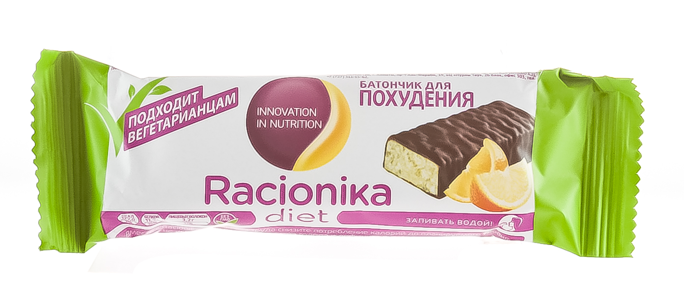 Рационика Диет батончик апельсин постный 50 г (Racionika, Racionika Diet) фото 1