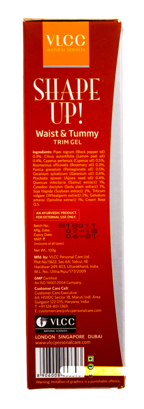  Гель для коррекции линии талии и живота Shape Up 200 мл (VLCC, Shapeup) фото 5
