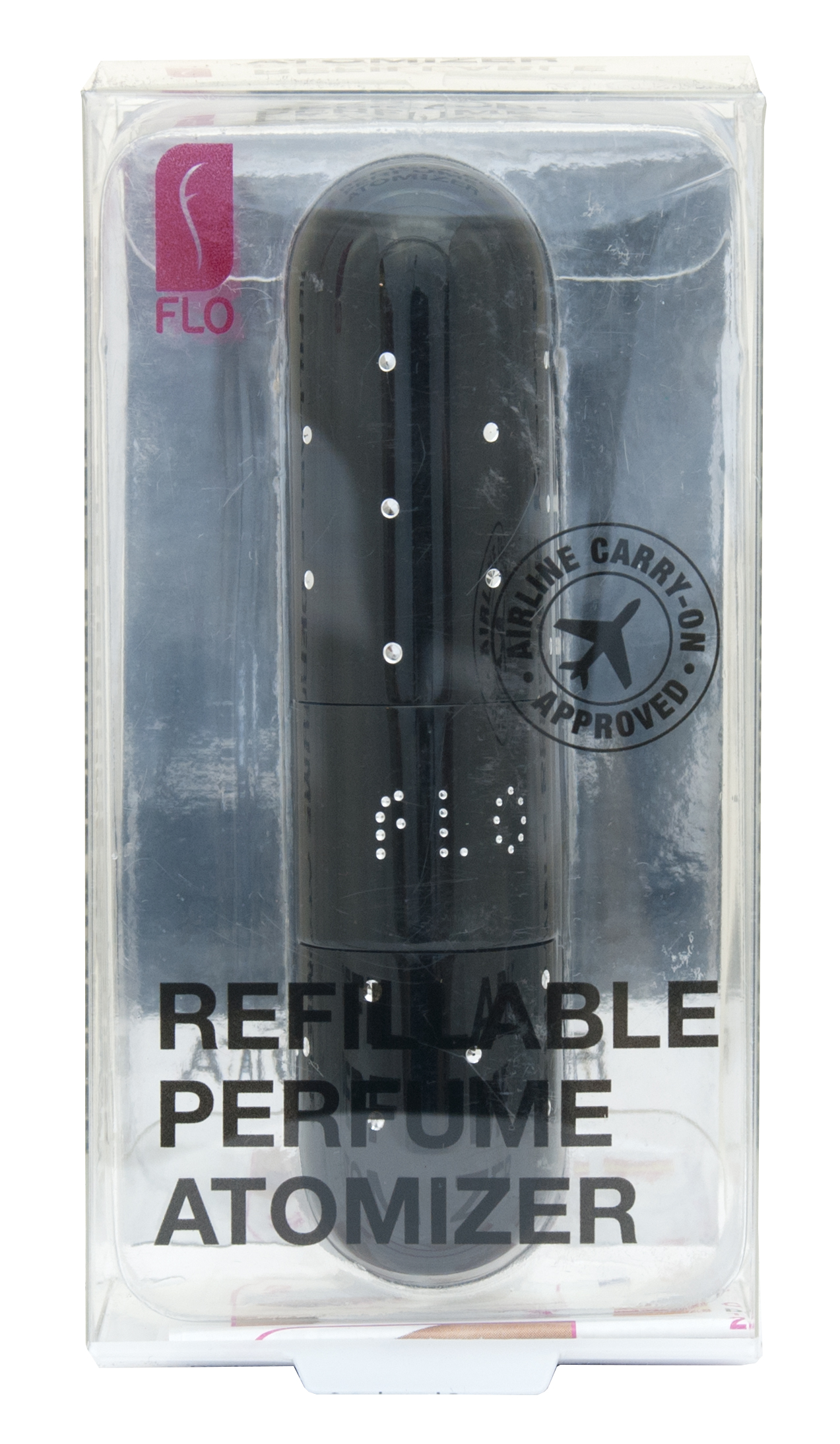 Фло Атомайзер FLO Crystal Effect Black, Черный, 5 мл (Flo, Atomizer) фото 0