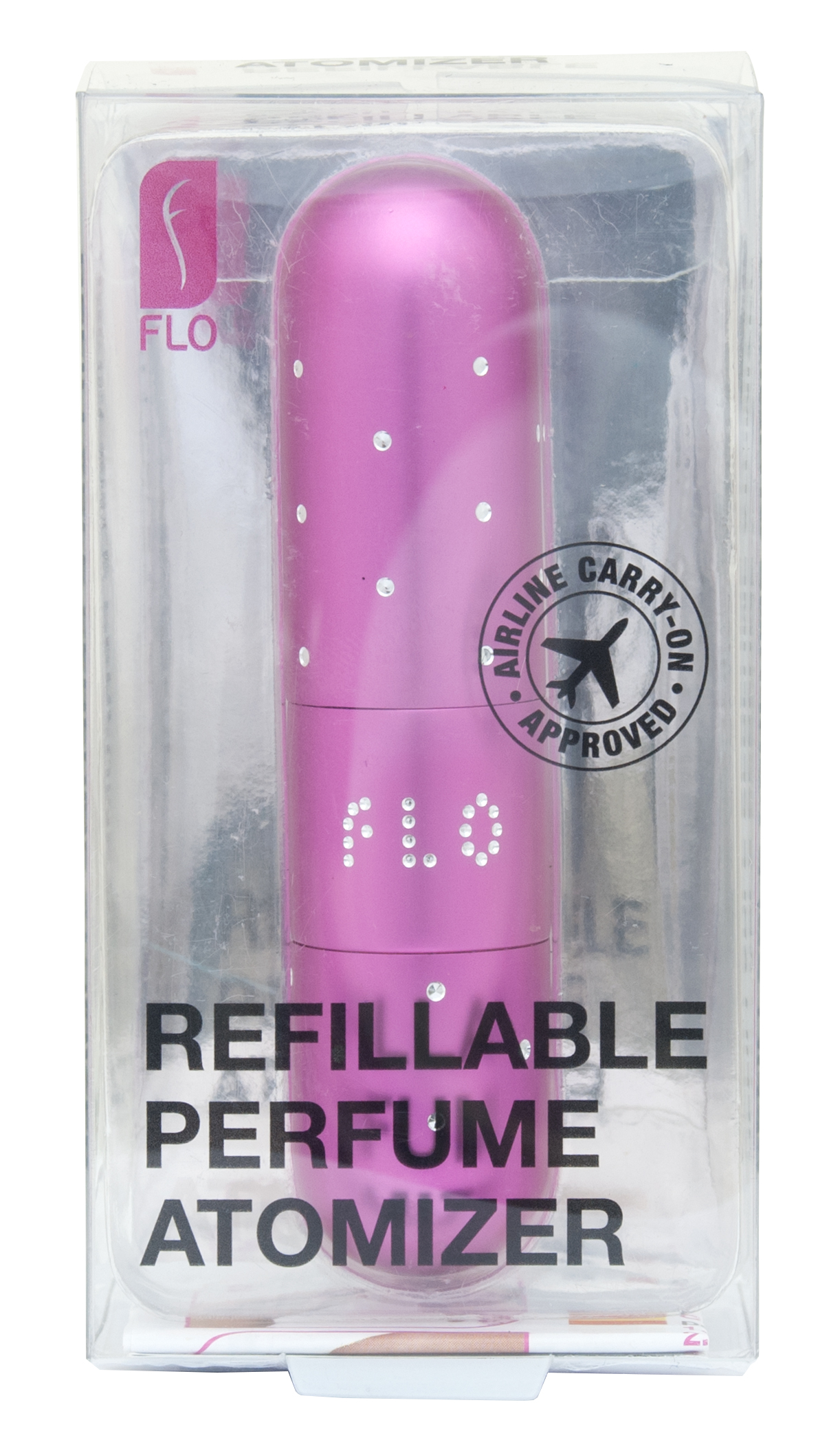 Фло Атомайзер FLO Crystal Effect Fuchsia, Фуксия, 5 мл (Flo, Atomizer) фото 1