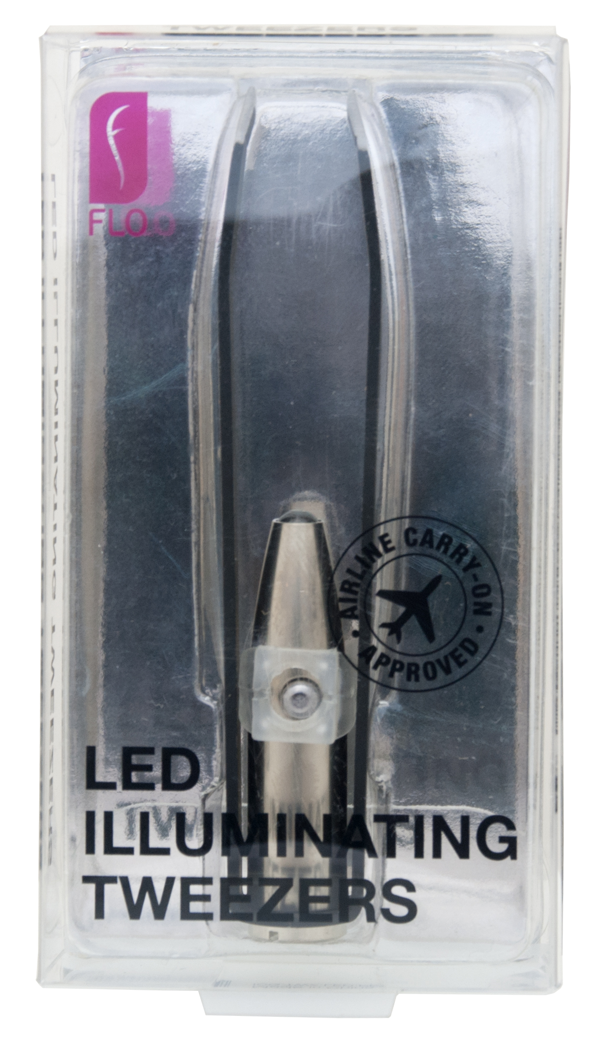 Фло Щипчики FLO с LED-фонариком Black 1 шт. (Flo, Tweezers) Фло Щипчики FLO с LED-фонариком Black 1 шт. (Flo, Tweezers) фото 1