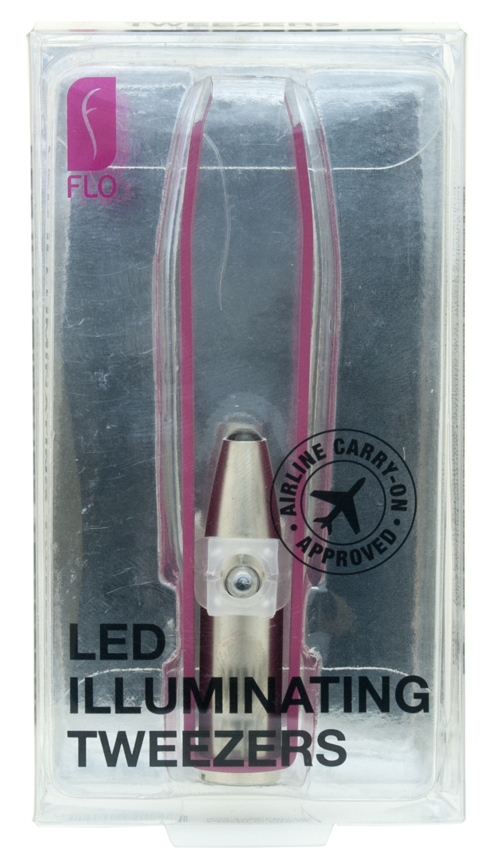 Фло Щипчики FLO с LED-фонариком Fuchsia 1 шт. (Flo, Tweezers) фото 0