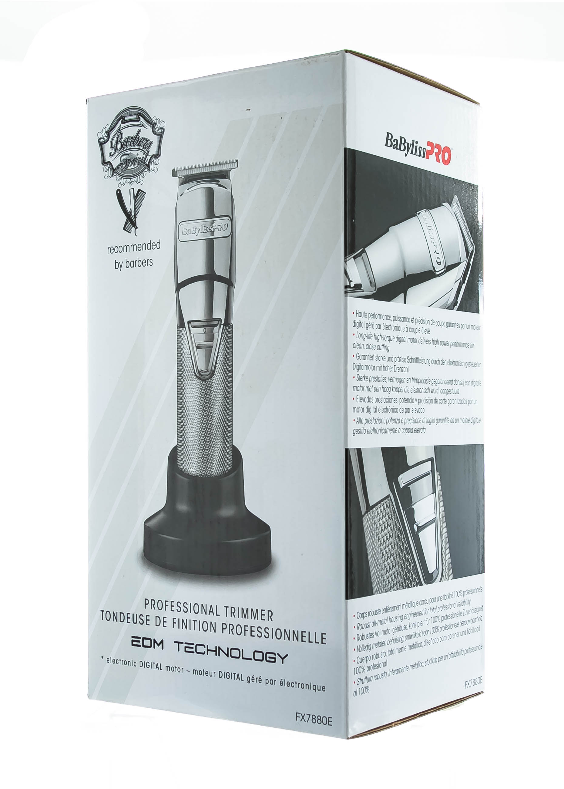 Бэбилисс Триммер для окантовки Barber Spirit , 0,2 мм, аккумуляторно-сетевой 2 насадки (Babyliss, Машинки) Бэбилисс Триммер для окантовки Barber Spirit , 0,2 мм, аккумуляторно-сетевой 2 насадки (Babyliss, Машинки) фото 2