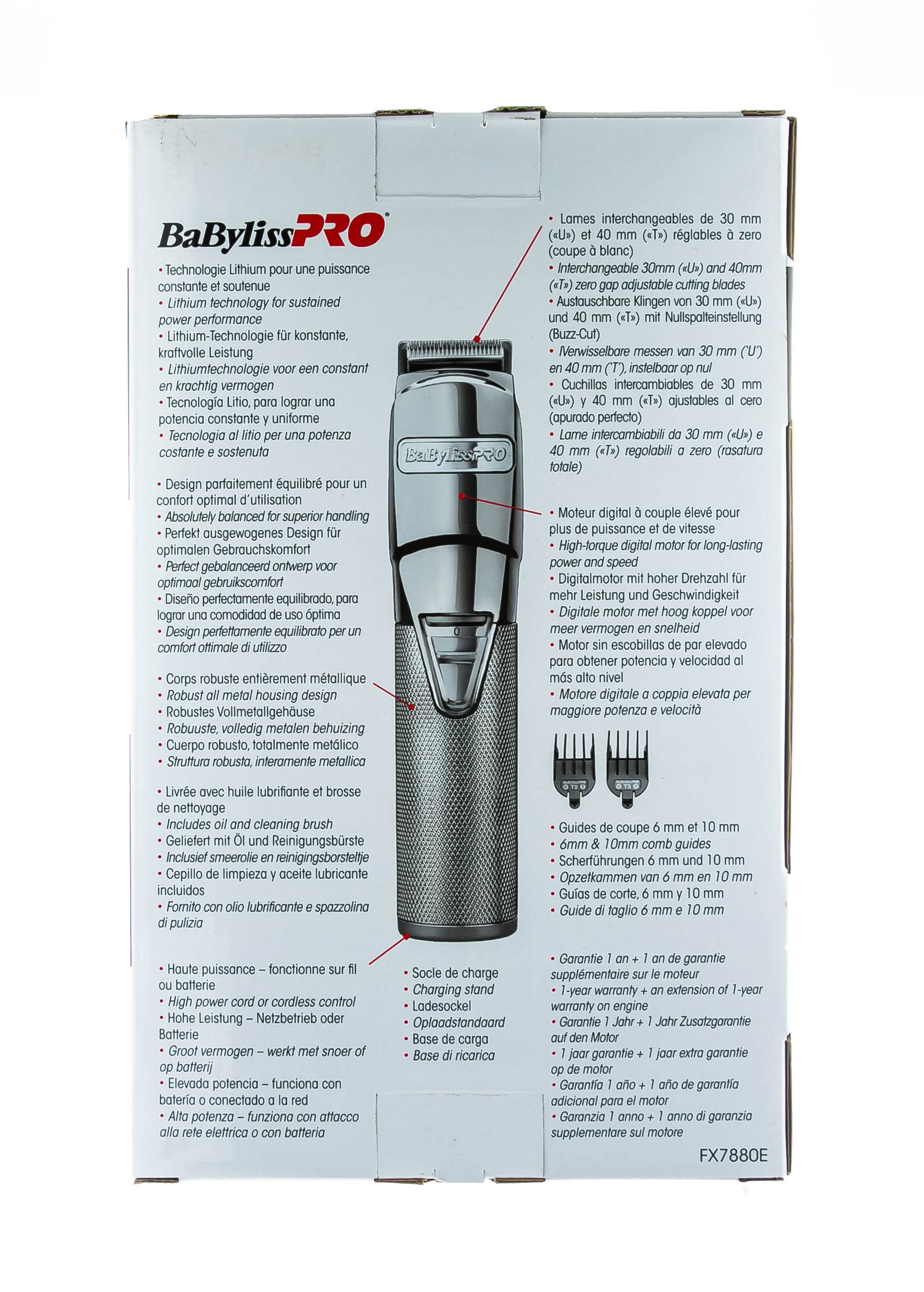 Бэбилисс Триммер для окантовки Barber Spirit , 0,2 мм, аккумуляторно-сетевой 2 насадки (Babyliss, Машинки) Бэбилисс Триммер для окантовки Barber Spirit , 0,2 мм, аккумуляторно-сетевой 2 насадки (Babyliss, Машинки) фото 4