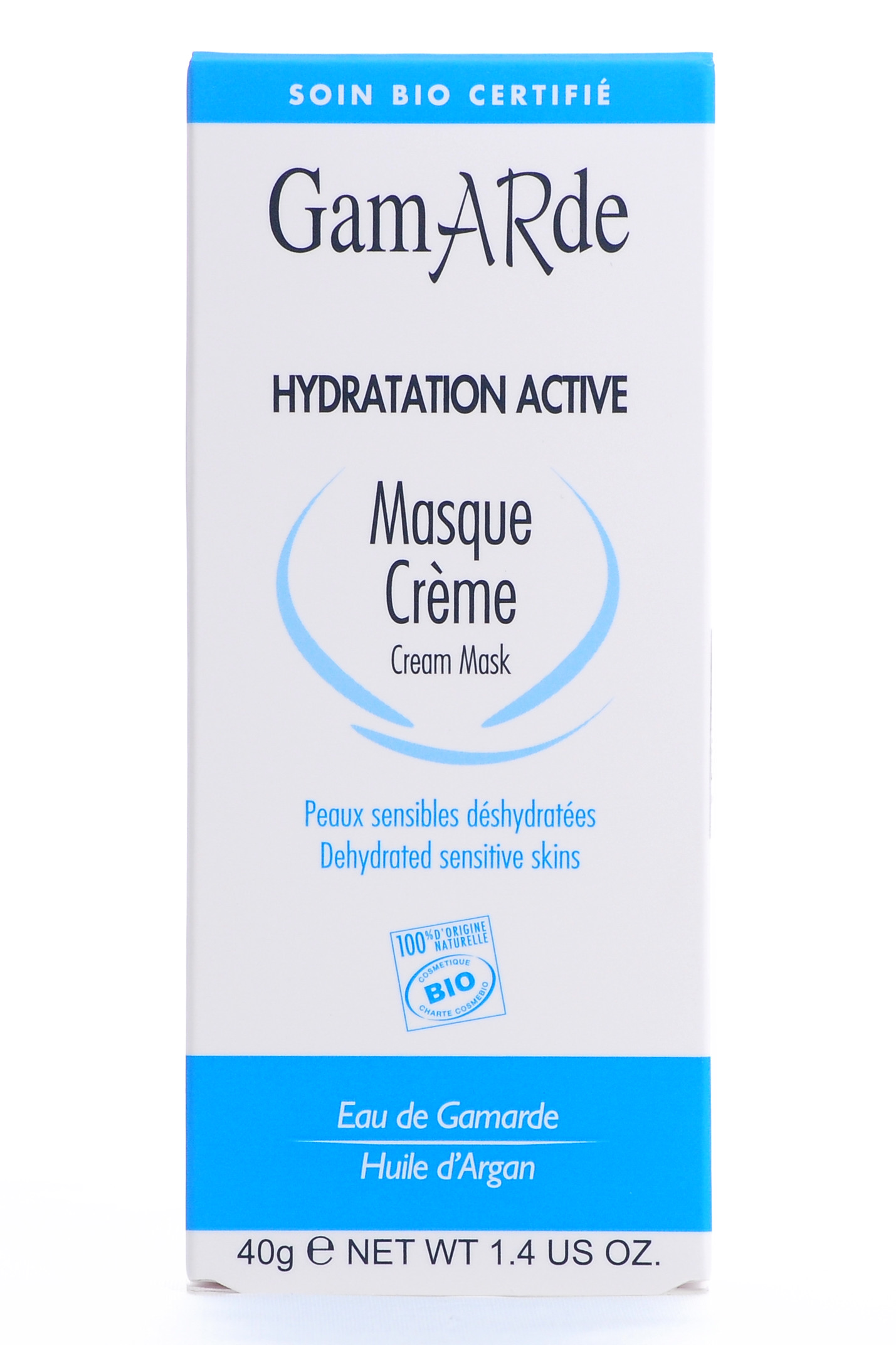 Гамард Увлажняющая обогащенная маска, 40 мл (Gamarde, Интенсивное увлажнение) фото 3