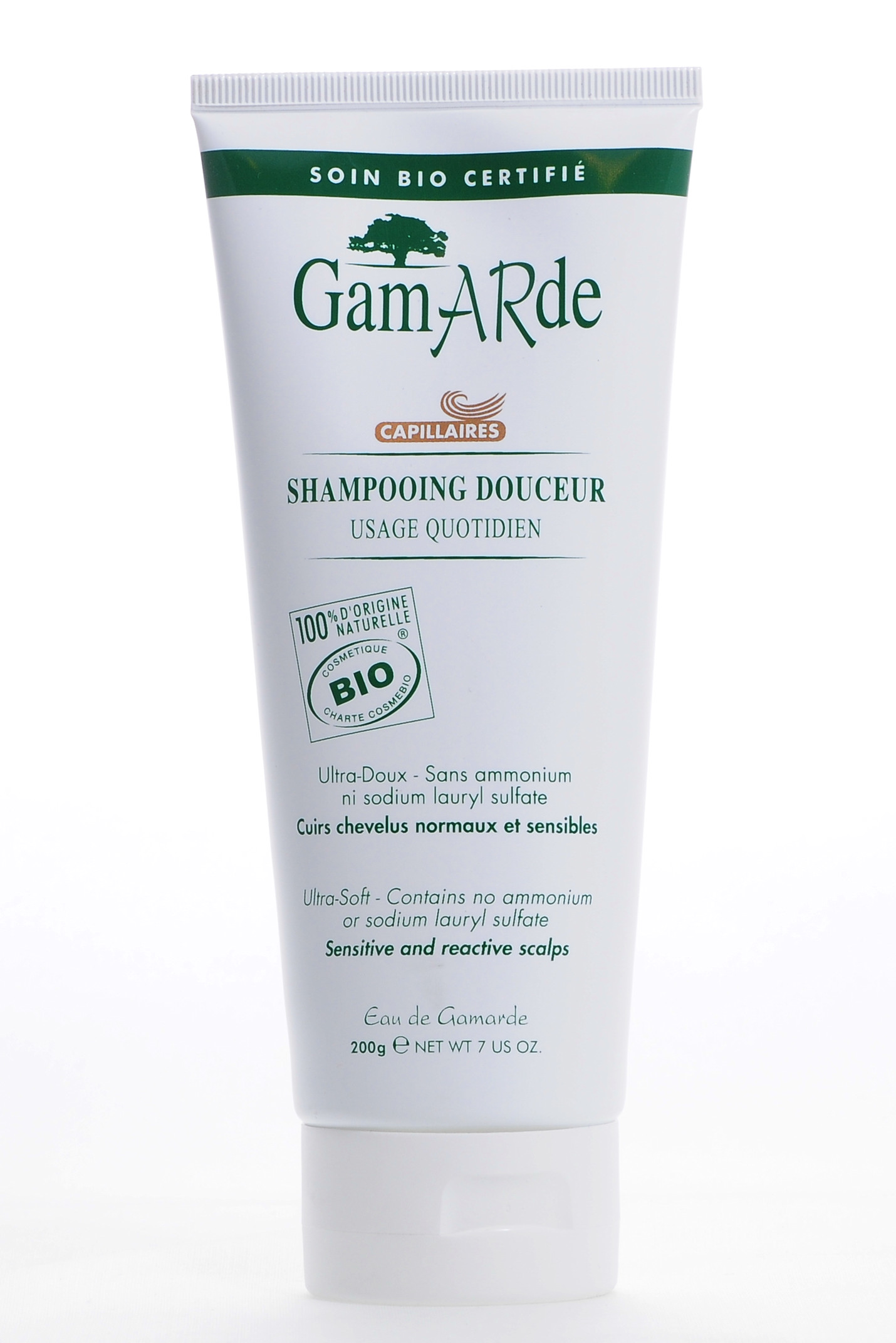 Гамард Шампунь Нежный  200 мл (Gamarde, hair care) фото 1