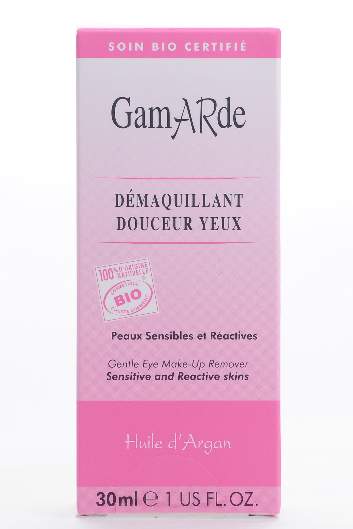 Гамард Демакиянт на масле Аргании 30 мл (Gamarde, hygiene douceur) Гамард Демакиянт на масле Аргании 30 мл (Gamarde, hygiene douceur) фото 1