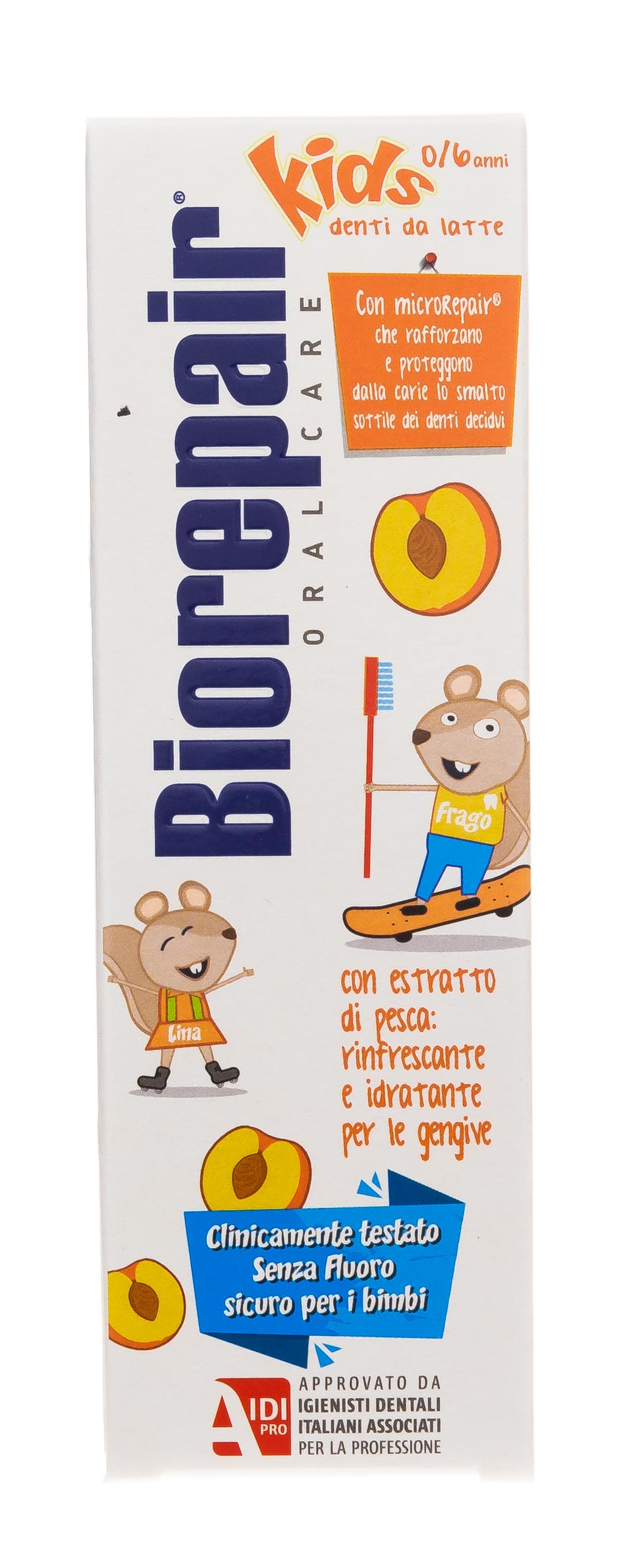 Биорепейр Детская зубная паста с экстрактом персика 50 мл (Biorepair, Детская гамма) фото 2