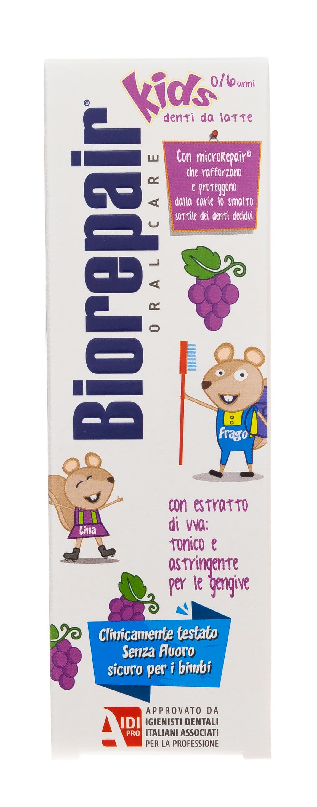 Биорепейр Детская зубная паста 50 мл виноград (Biorepair, Детская гамма) фото 5