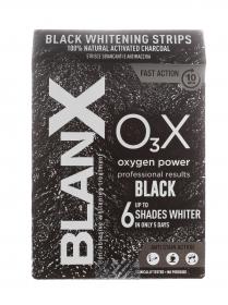 Blanx Отбеливающие полоски  с углем Whitening  Strips  Black 6 шт. фото