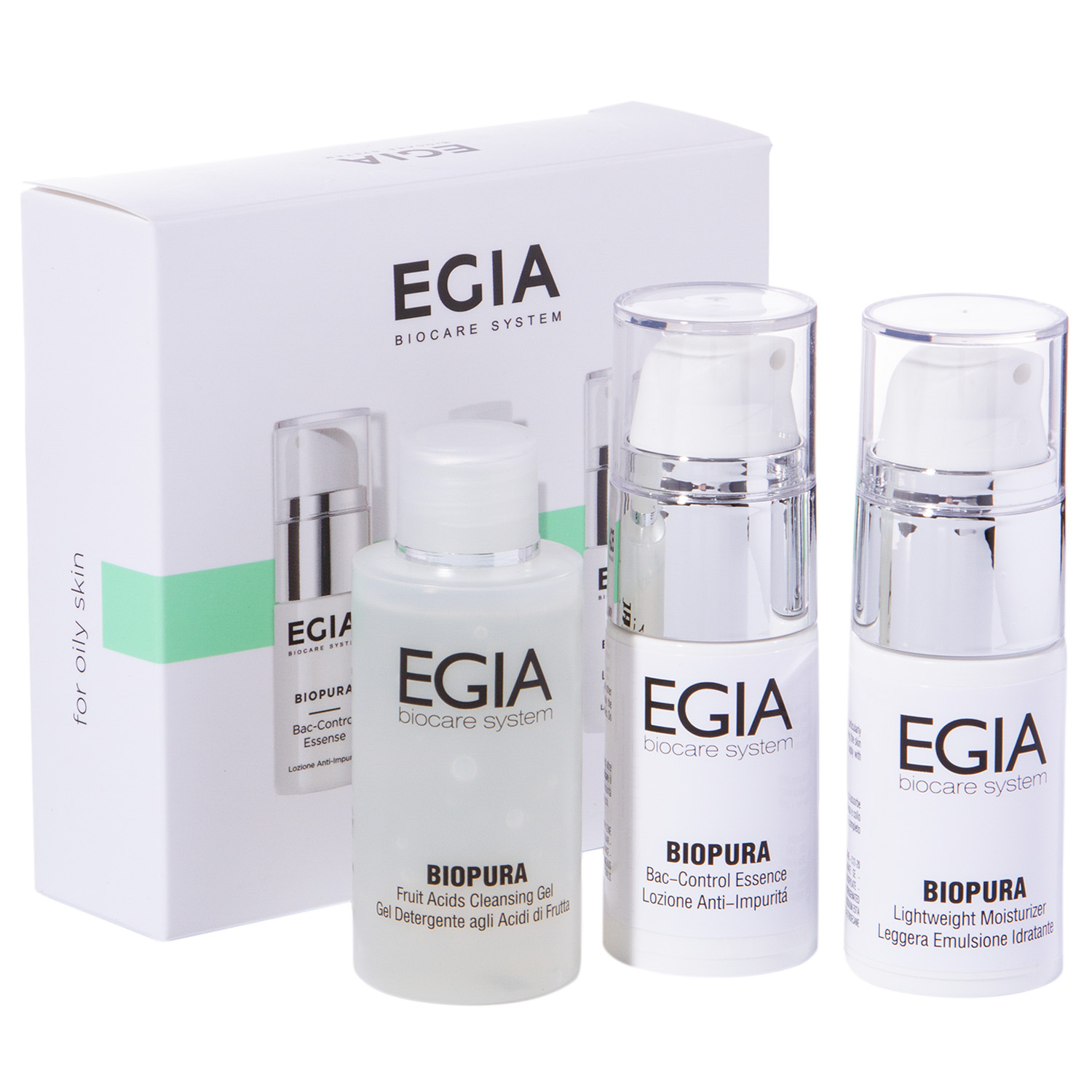 Эгия Дорожный набор №1 для жирной и проблемной кожи, 1 шт (Egia, Наборы) фото 1