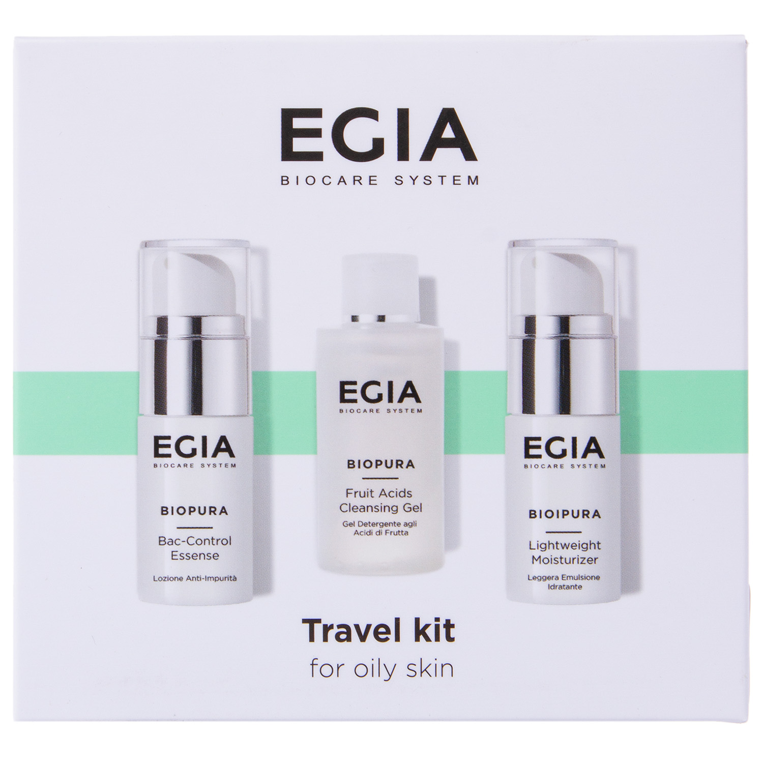Эгия Дорожный набор №1 для жирной и проблемной кожи, 1 шт (Egia, Наборы) фото 2