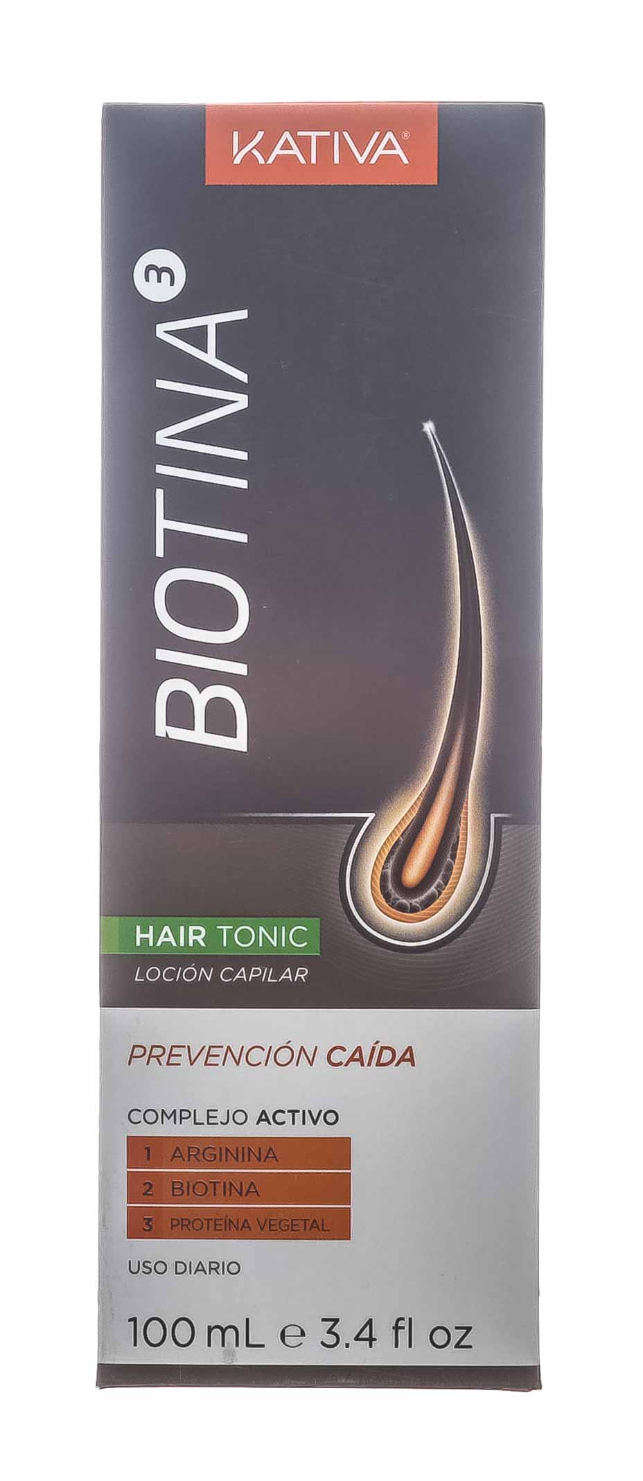 Катива Тоник против выпадения волос с биотином 100 мл (Kativa, Biotina) фото 1