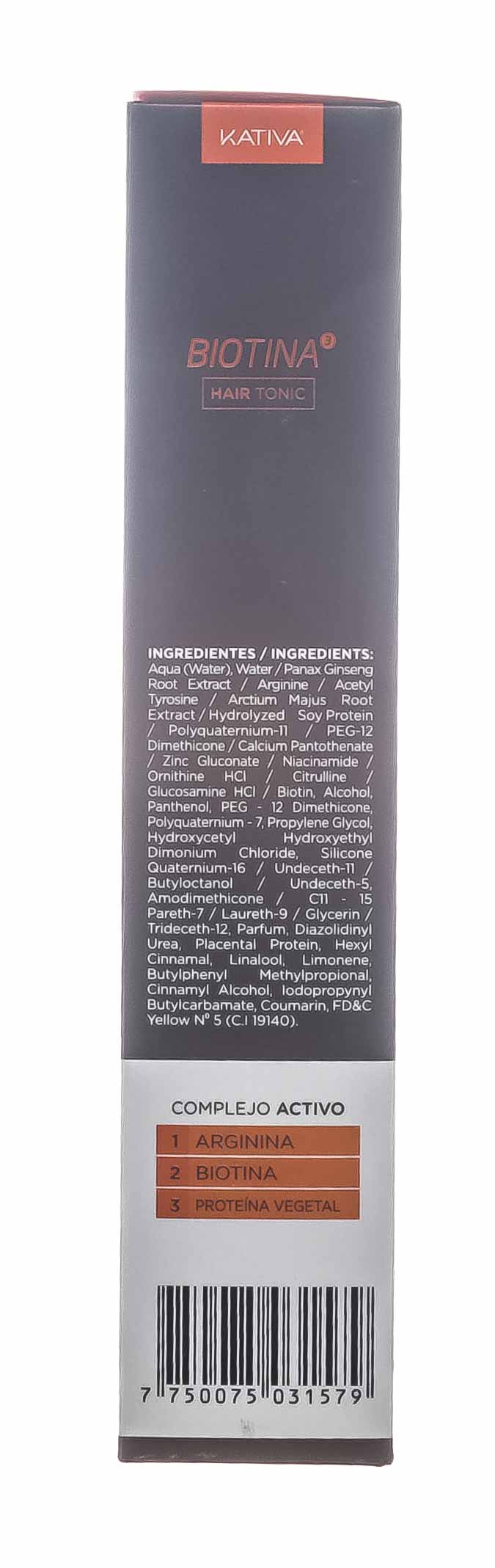 Катива Тоник против выпадения волос с биотином 100 мл (Kativa, Biotina) фото 5