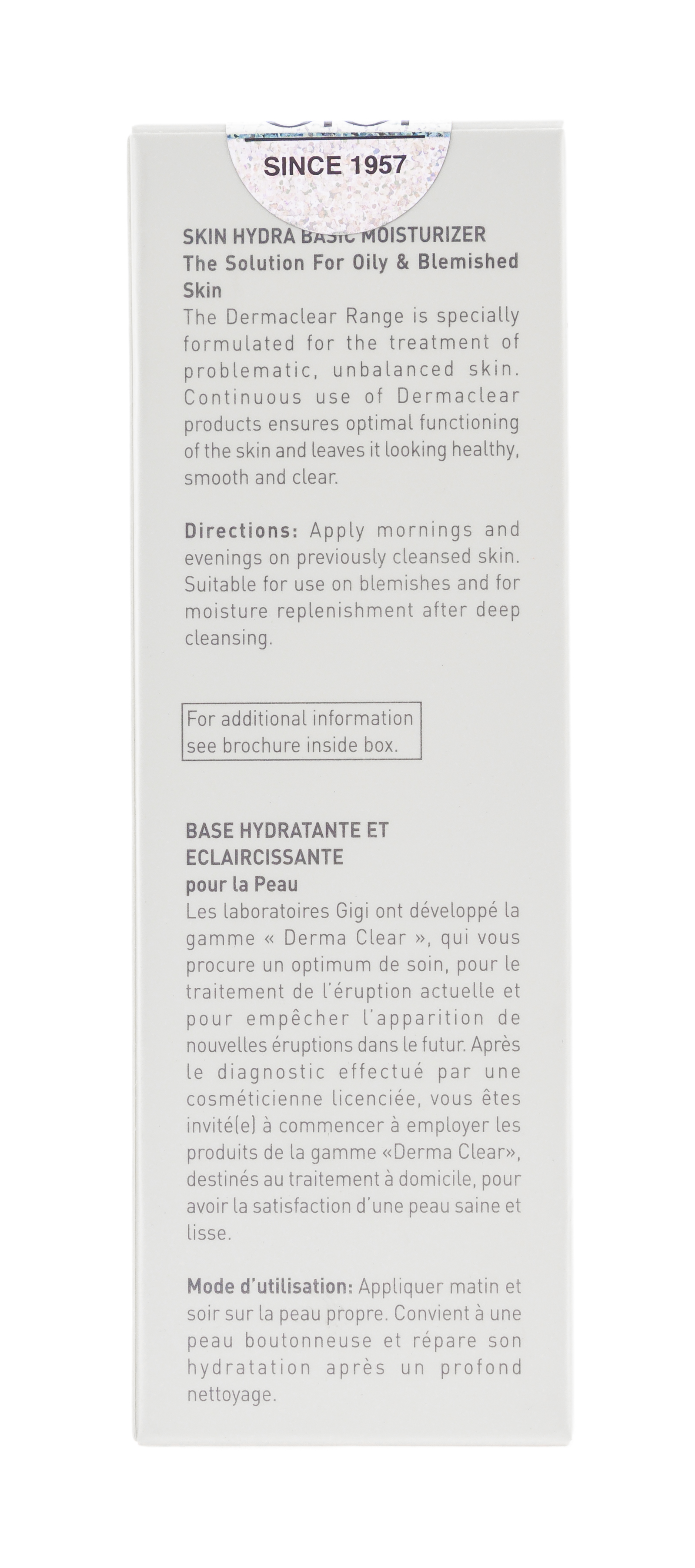 ДжиДжи Крем увлажняющий для комбинированной и жирной кожи 100 мл (GiGi, Lotus Beauty) фото 2