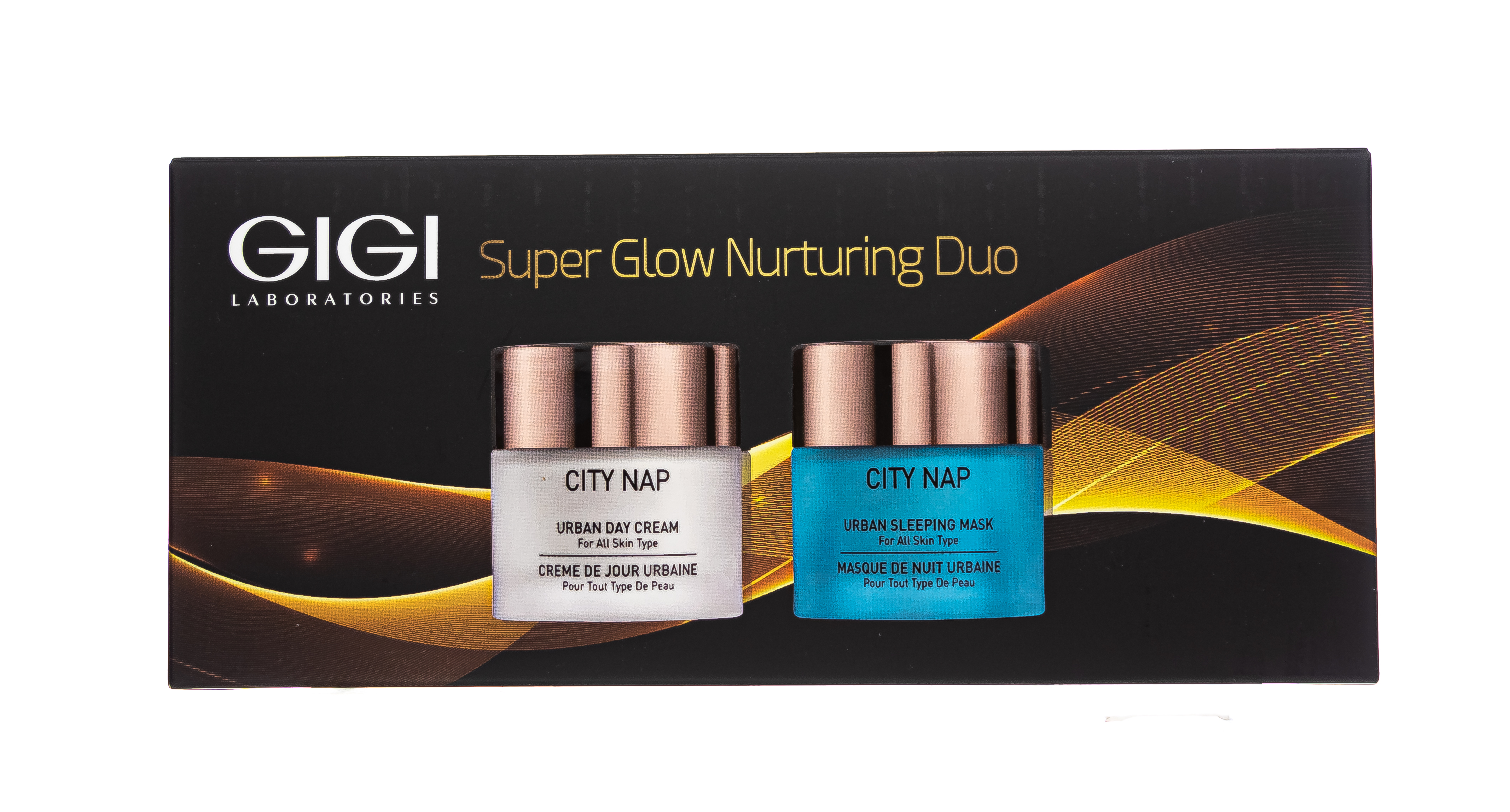 ДжиДжи Набор Домашний (крем дневной 50 мл + маска Спящая Красавица 50 мл) (GiGi, City NAP) фото 1