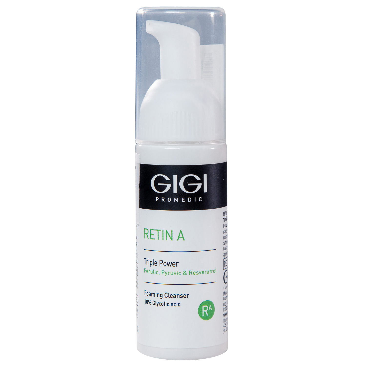 ДжиДжи Очищающий мусс Triple Power 50 мл (GiGi, Retin A) фото 4