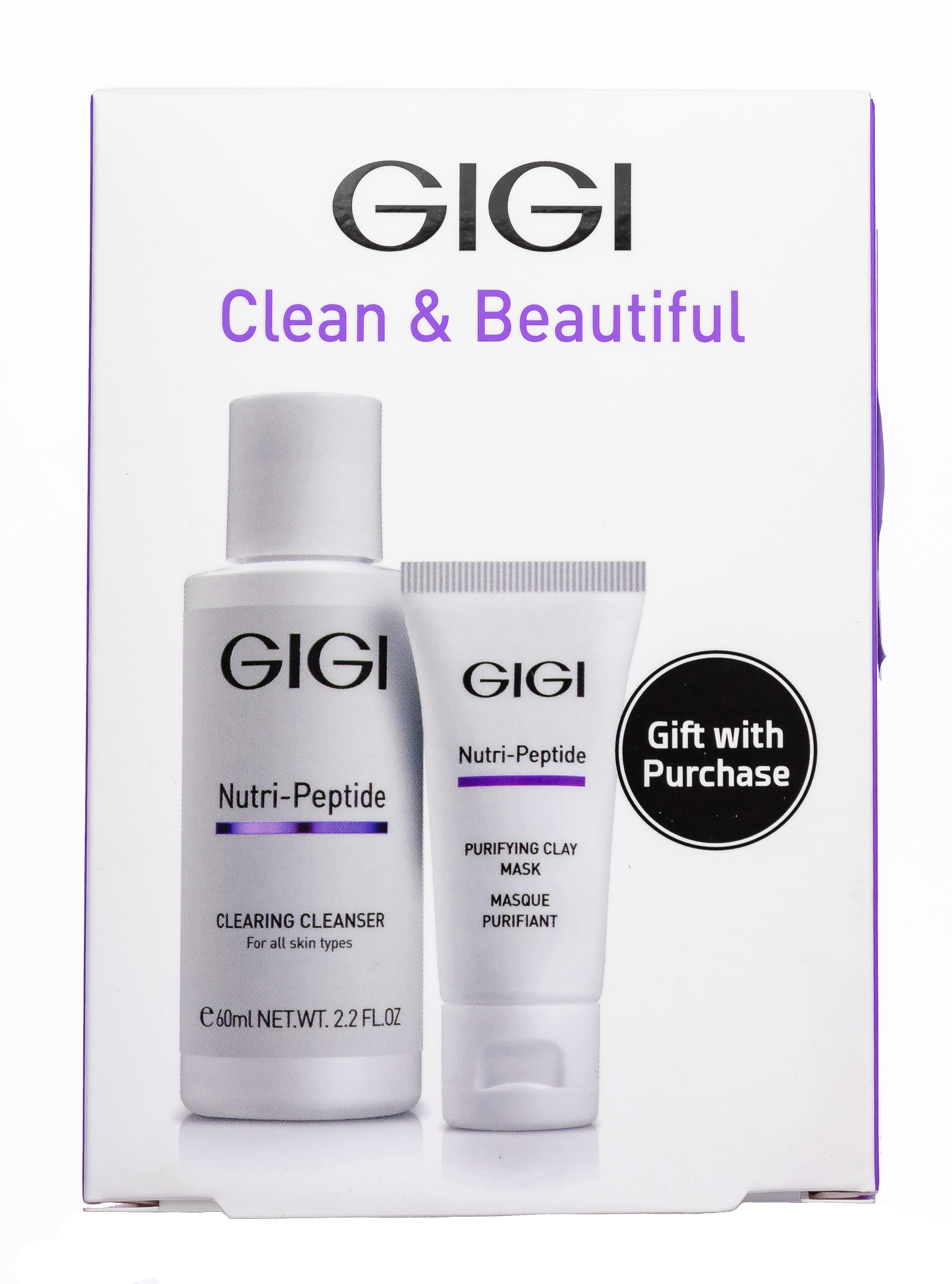 ДжиДжи Подарочный набор Clean&Beautiful, 1 шт (GiGi, Nutri-Peptide) фото 1