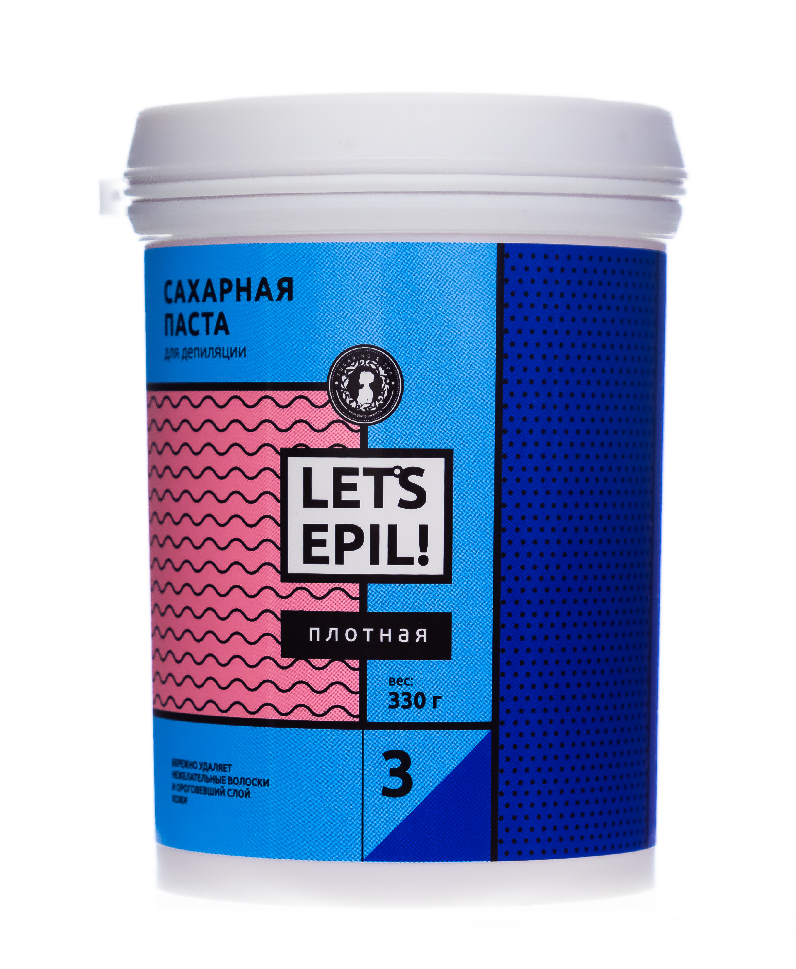 Глория Сахарная паста для депиляции Плотная Let's Epil, 0,33 кг (Gloria, Let's Epil!) фото 1