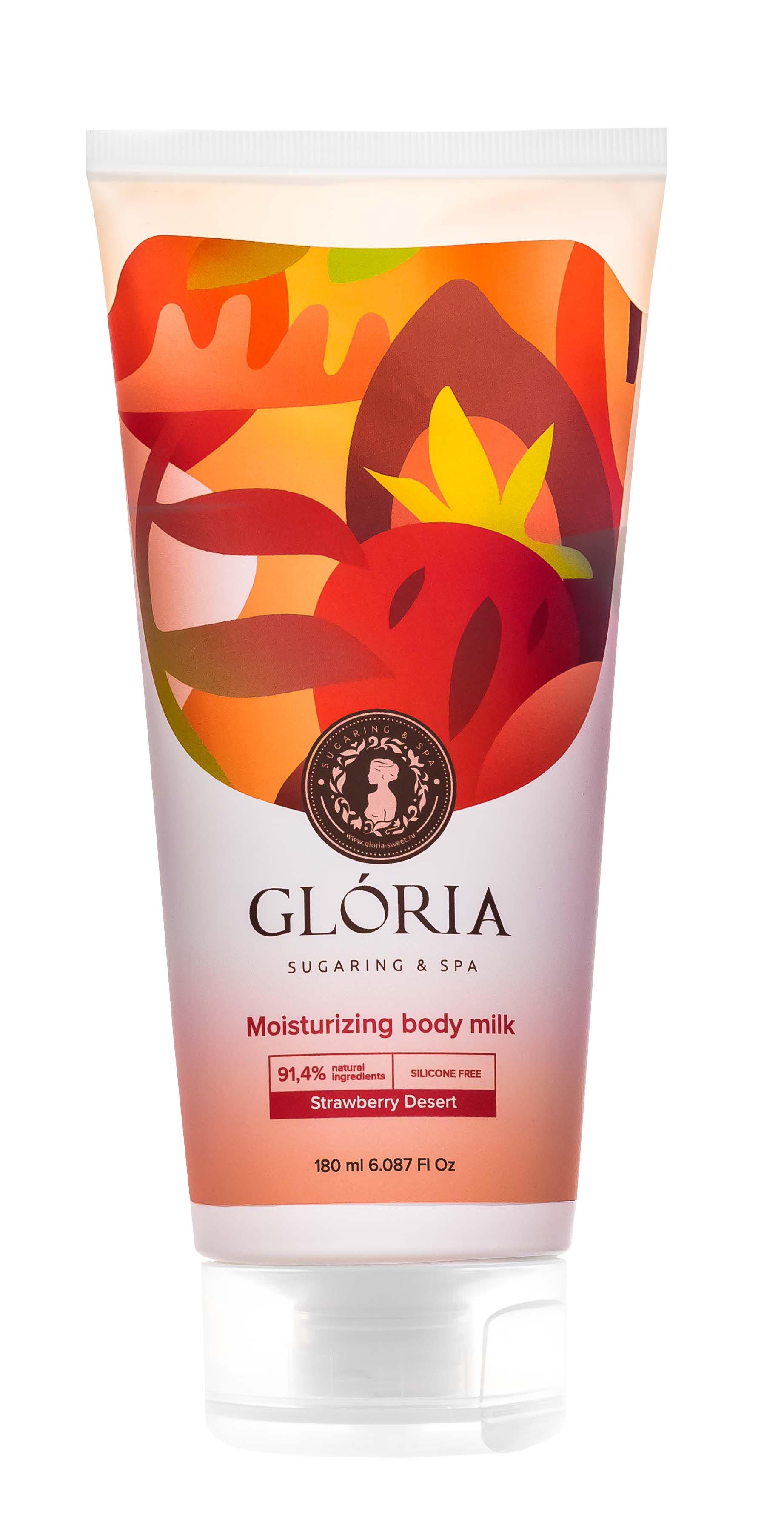 Глория Молочко для тела Клубничный десерт 180 мл (Gloria, Gloria Home) фото 1