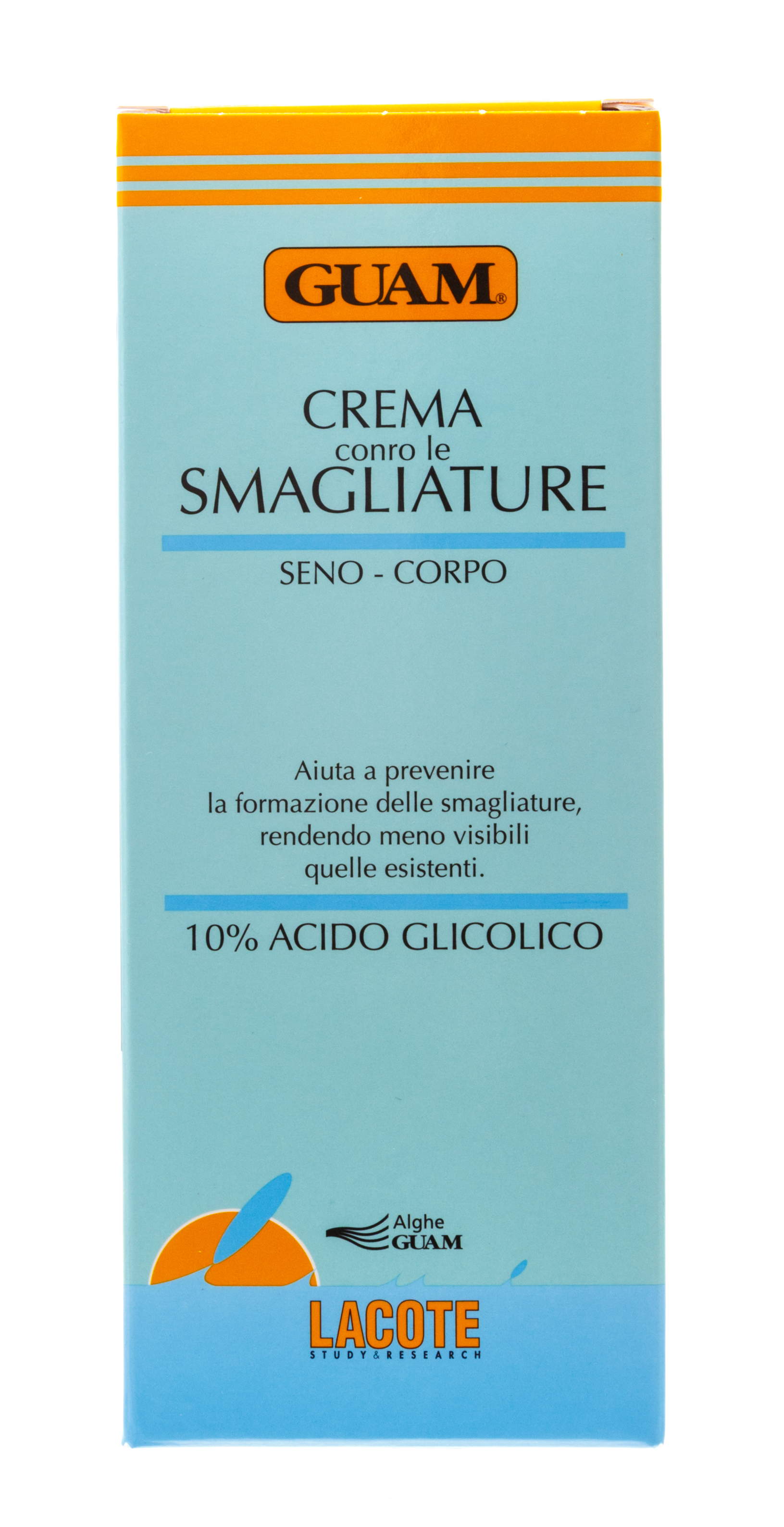 Гуам Крем против растяжек для тела и груди с гликолевой кислотой  150 мл (Guam, Crema) фото 1