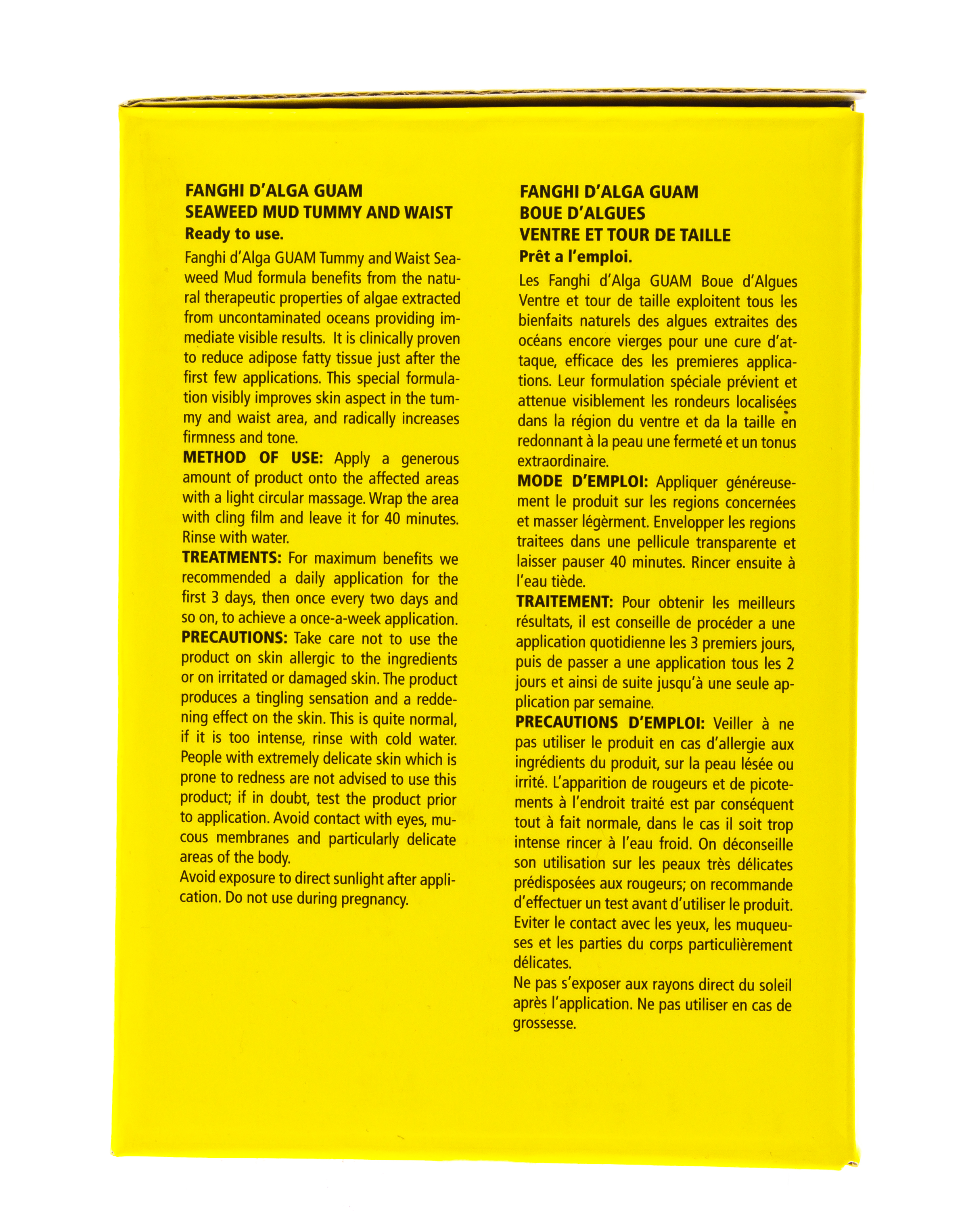 Гуам Маска антицеллюлитная для живота и талии, 1000 г (Guam, Fanghi d`Alga) фото 4