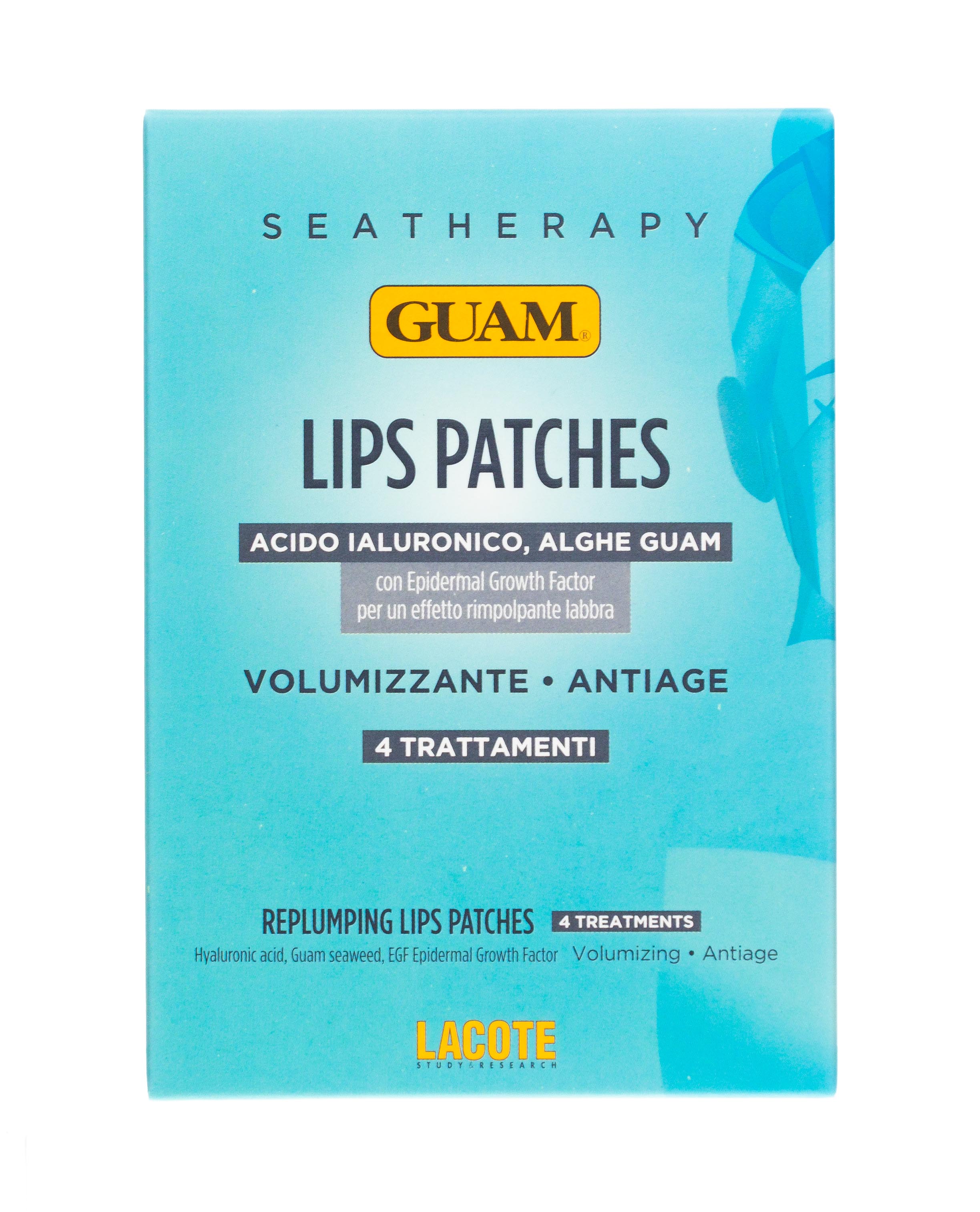 Гуам Патчи для увеличения объема губ Replumping Lips Patches, 4 шт (Guam, Seatherapy) фото 1